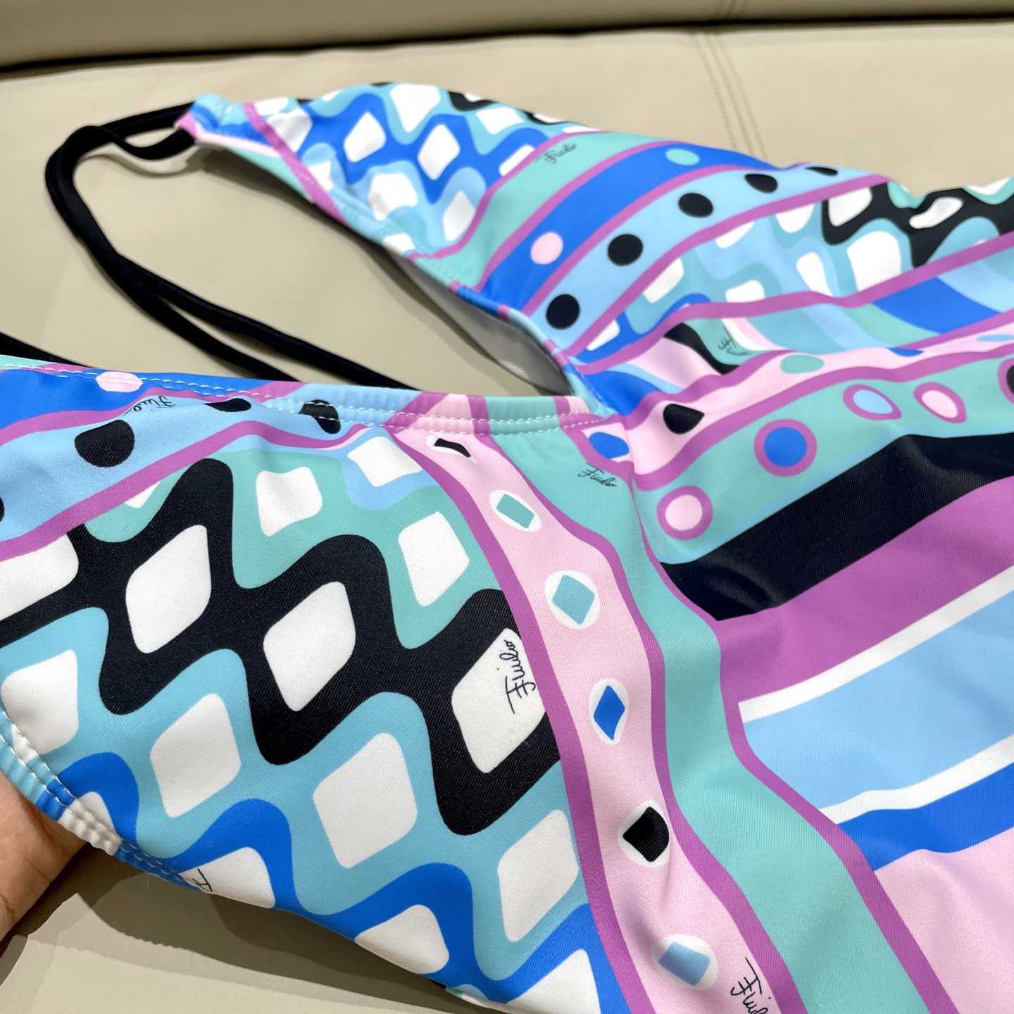 Pucci Iride-Print Swimsuit  - DesignerGu