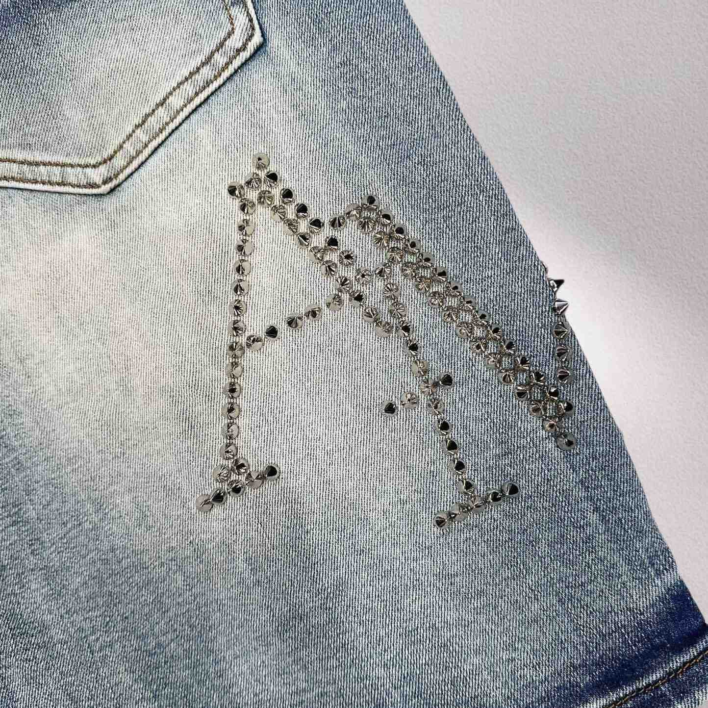 Amiri Denim Shorts     8000 - DesignerGu