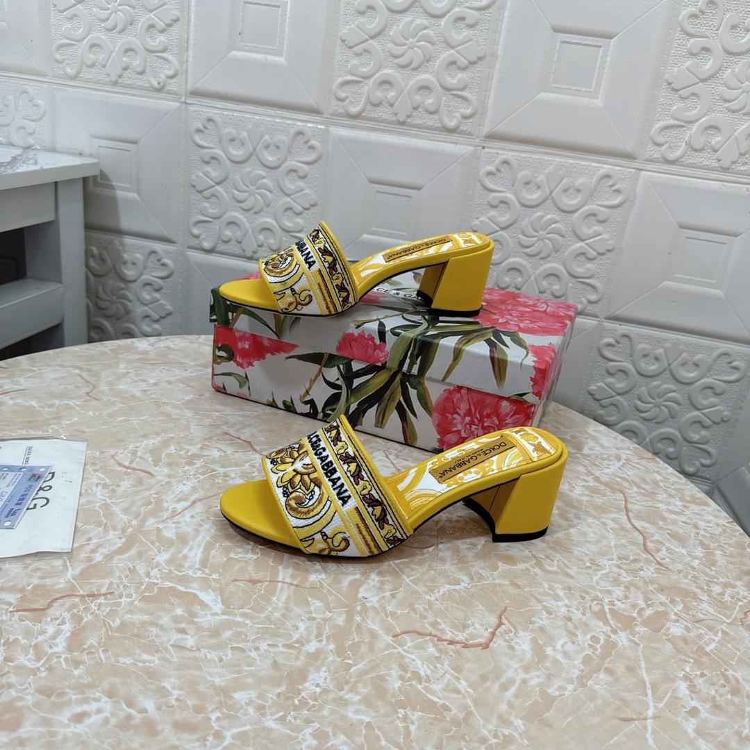 Dolce & Gabbana 65mm Majolica-embroidered Sandals  - DesignerGu