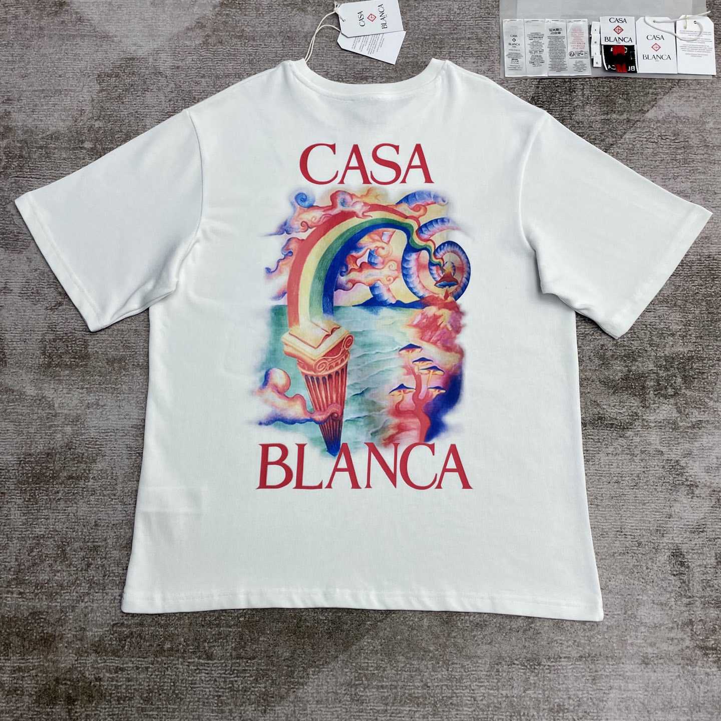 Casablanca Nature Teacher Printed Cotton T-Shirt   C950 - DesignerGu