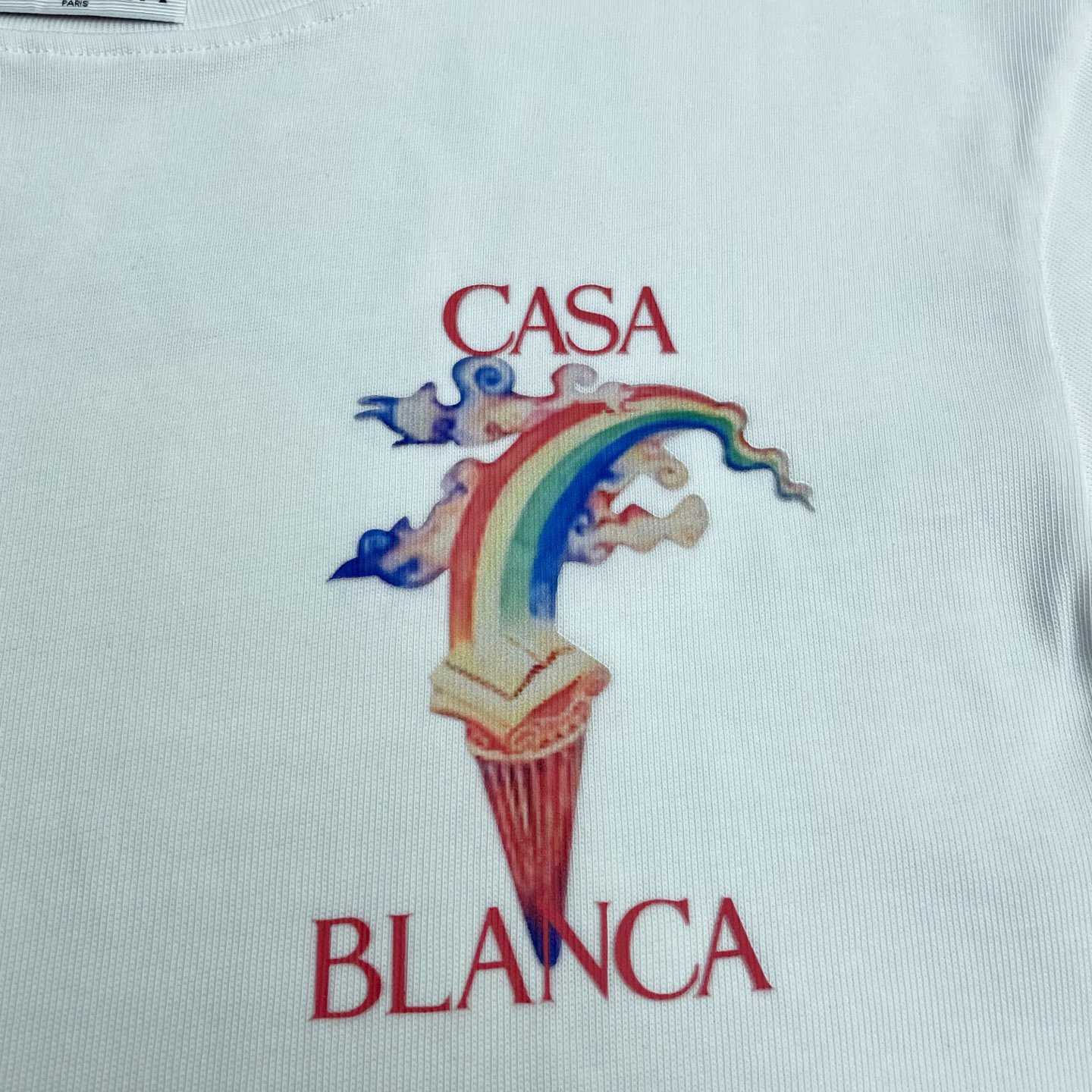 Casablanca Nature Teacher Printed Cotton T-Shirt   C950 - DesignerGu