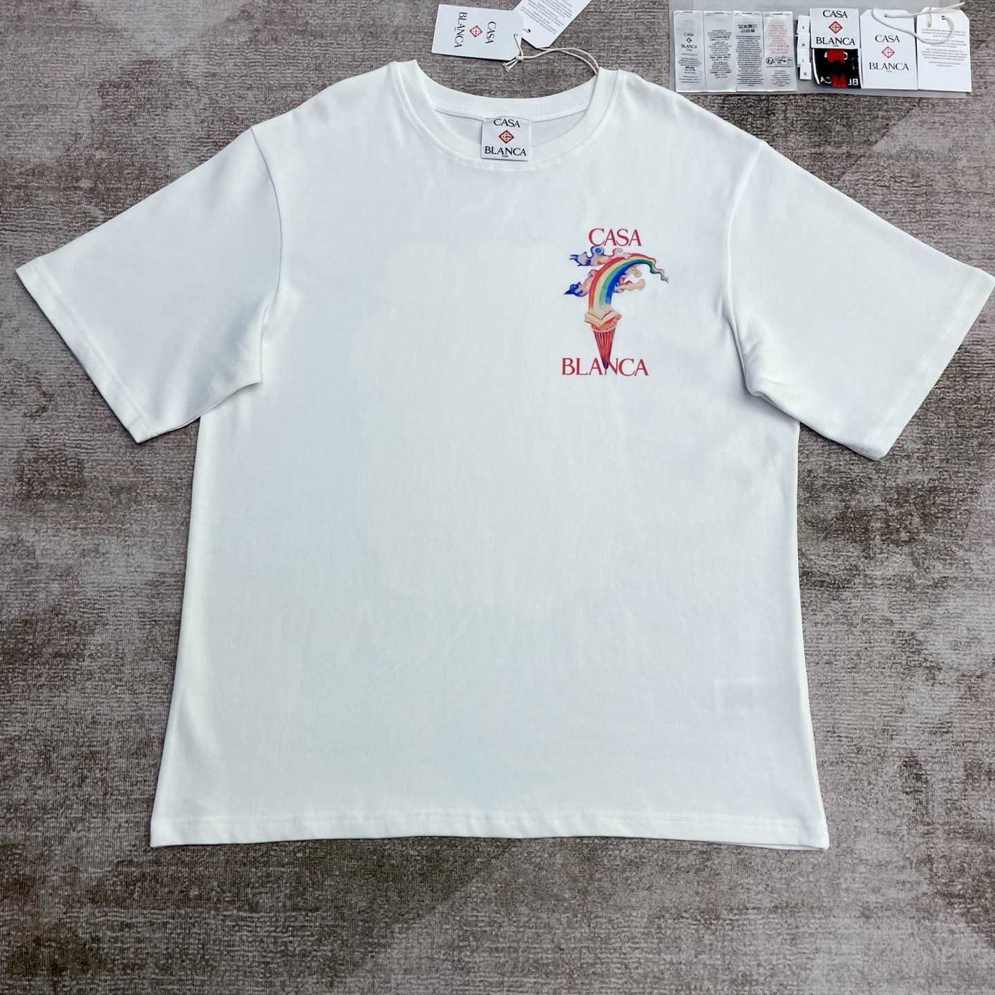 Casablanca Nature Teacher Printed Cotton T-Shirt   C950 - DesignerGu