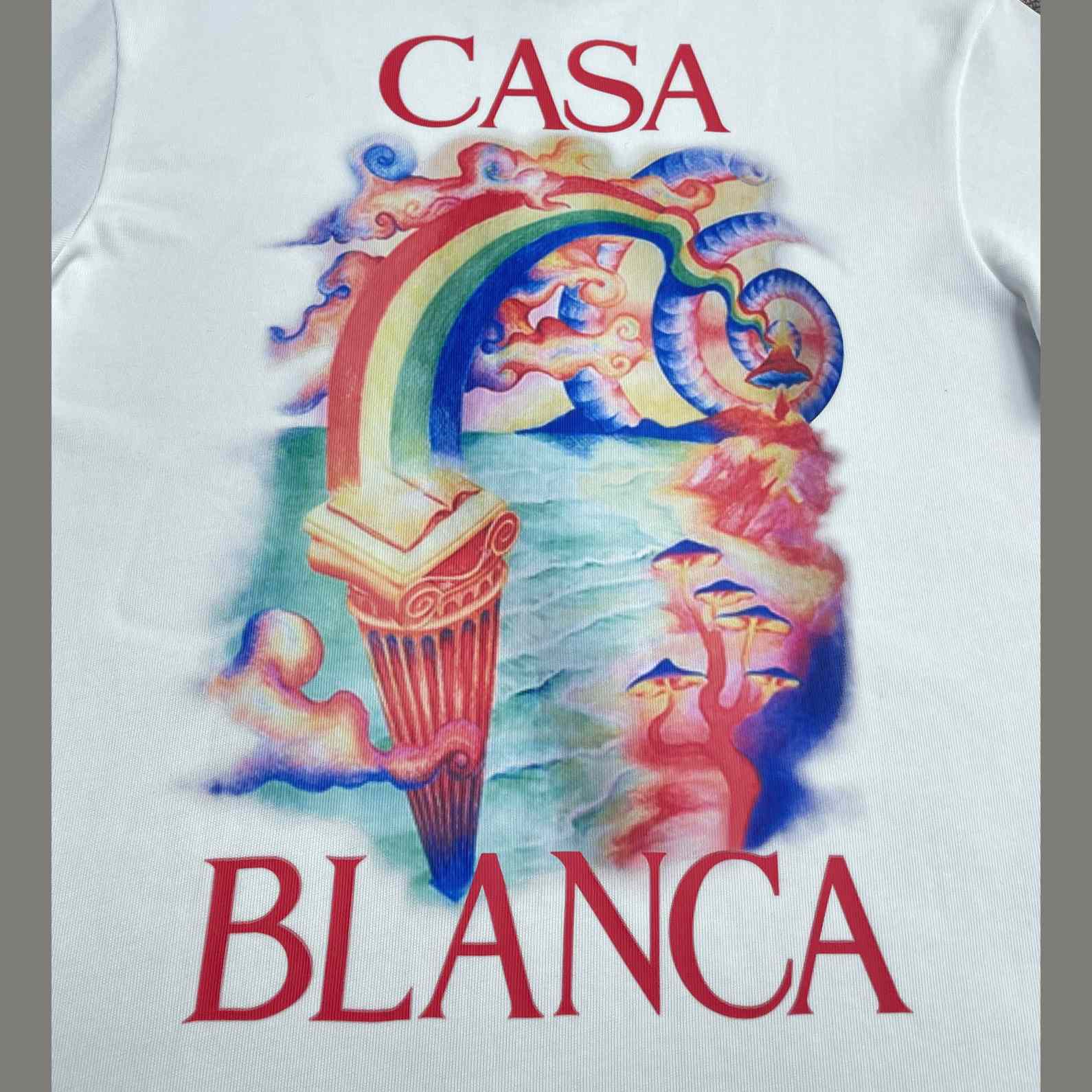 Casablanca Nature Teacher Printed Cotton T-Shirt   C950 - DesignerGu