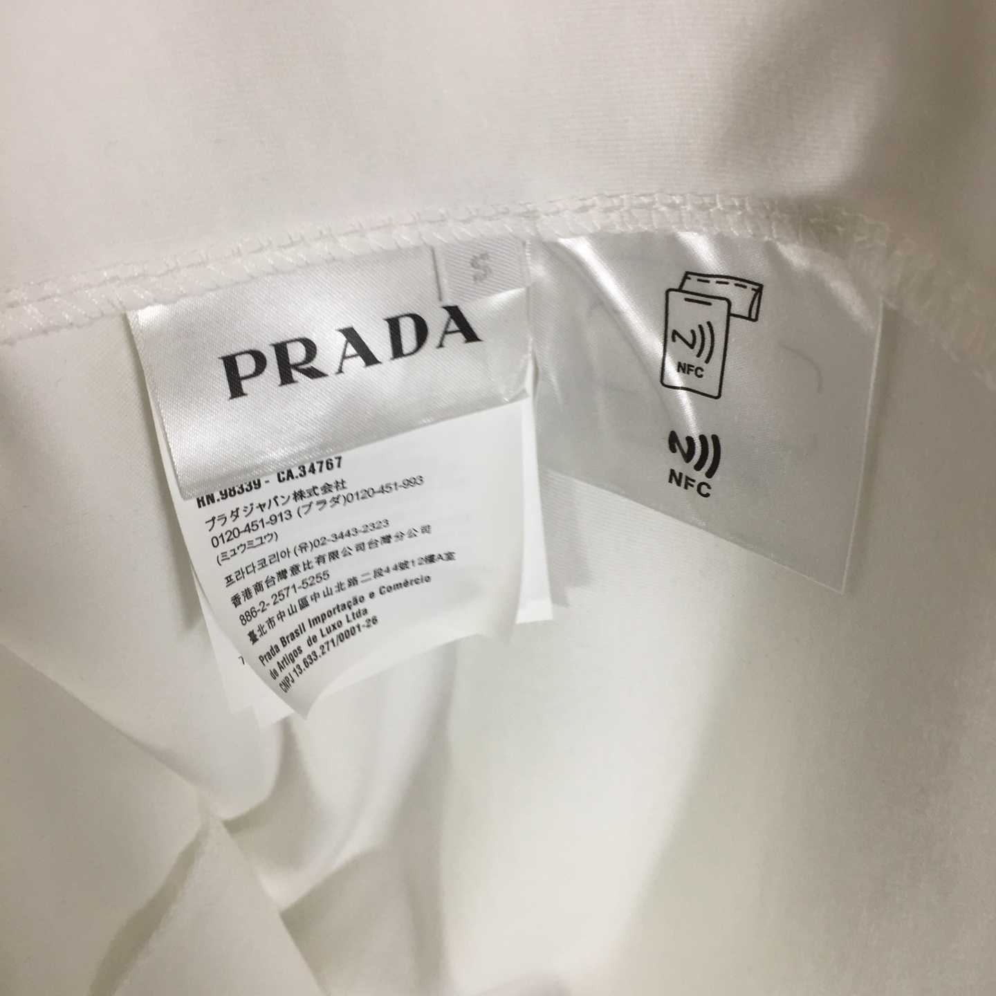 Prada Cotton T-shirt  - DesignerGu