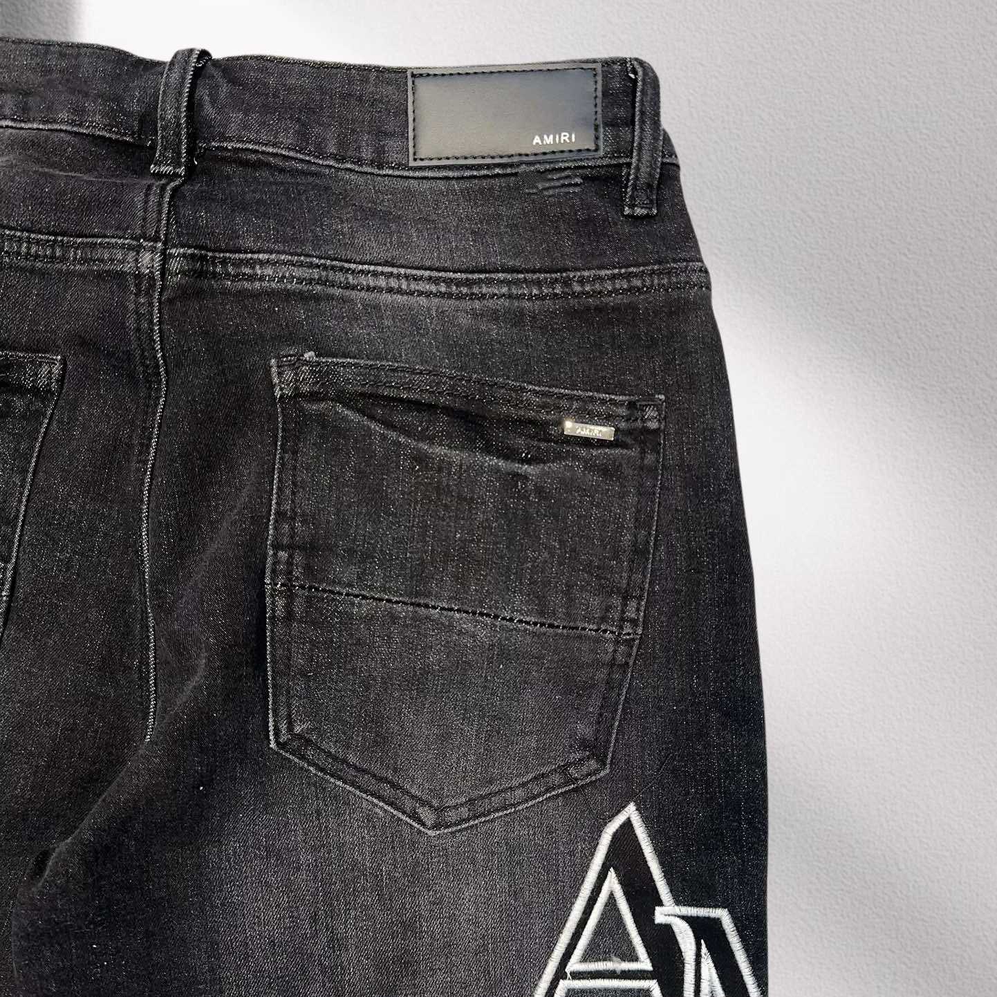 Amiri Denim Shorts     8020 - DesignerGu