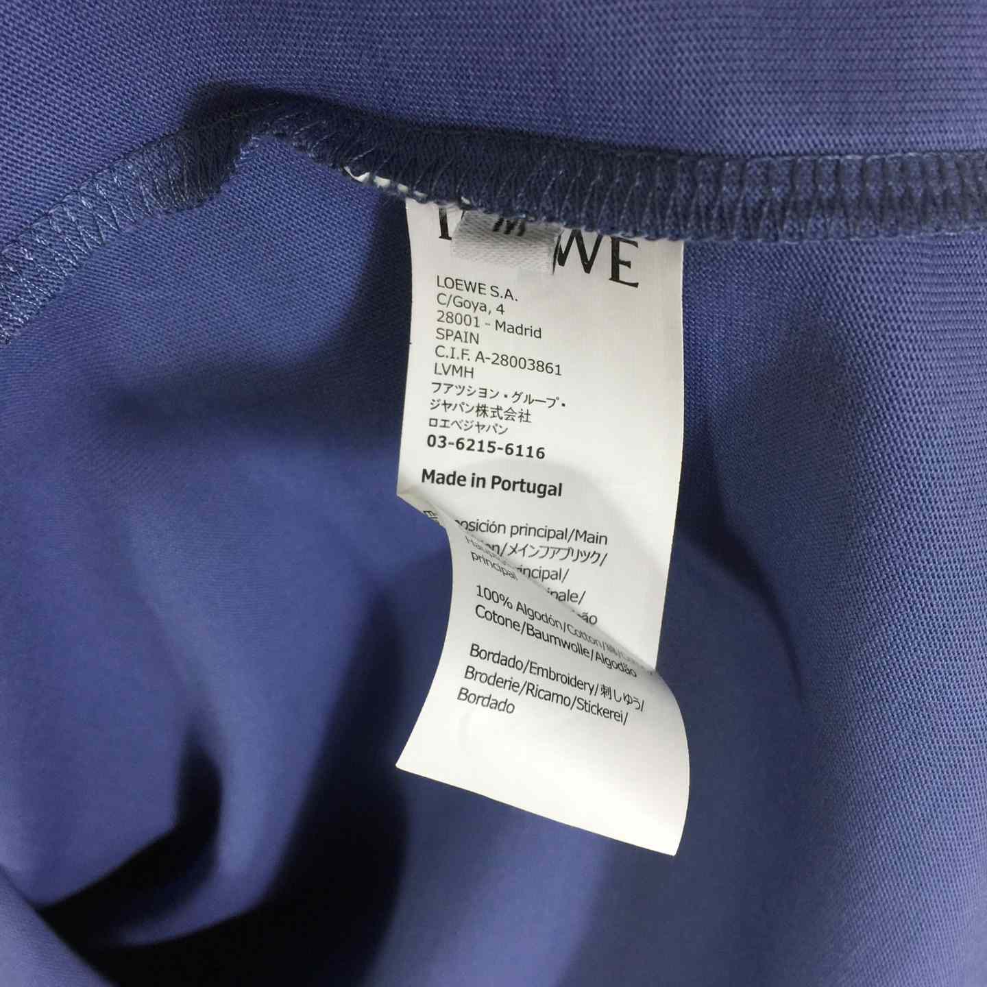 Loewe Loose Fit T-shirt In Cotton - DesignerGu