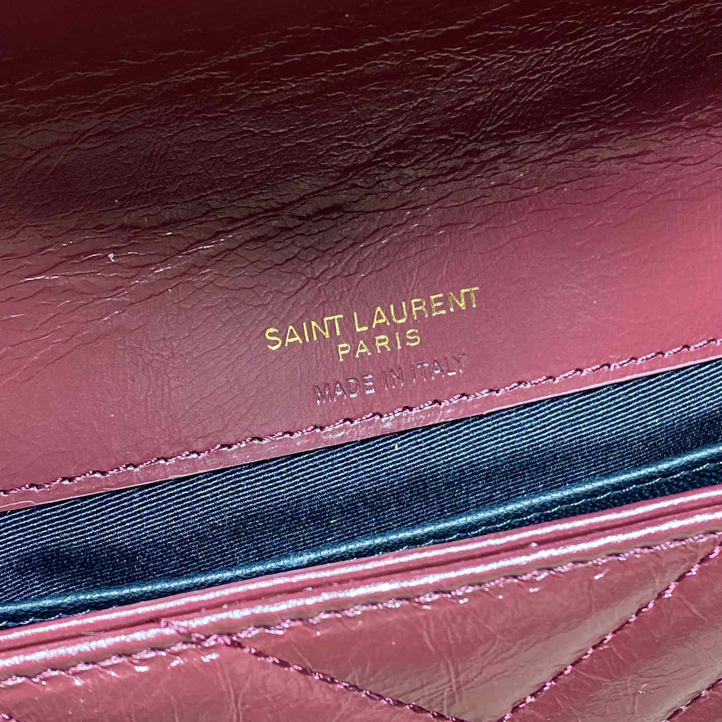 Saint Laurent College Mini In Shiny Leather - DesignerGu