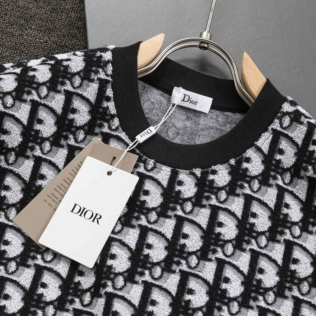 Dior Oblique T-Shirt, Relaxed Fit  - DesignerGu