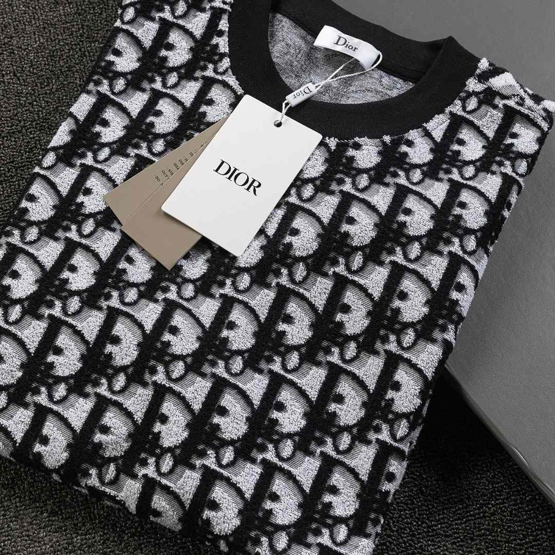 Dior Oblique T-Shirt, Relaxed Fit  - DesignerGu
