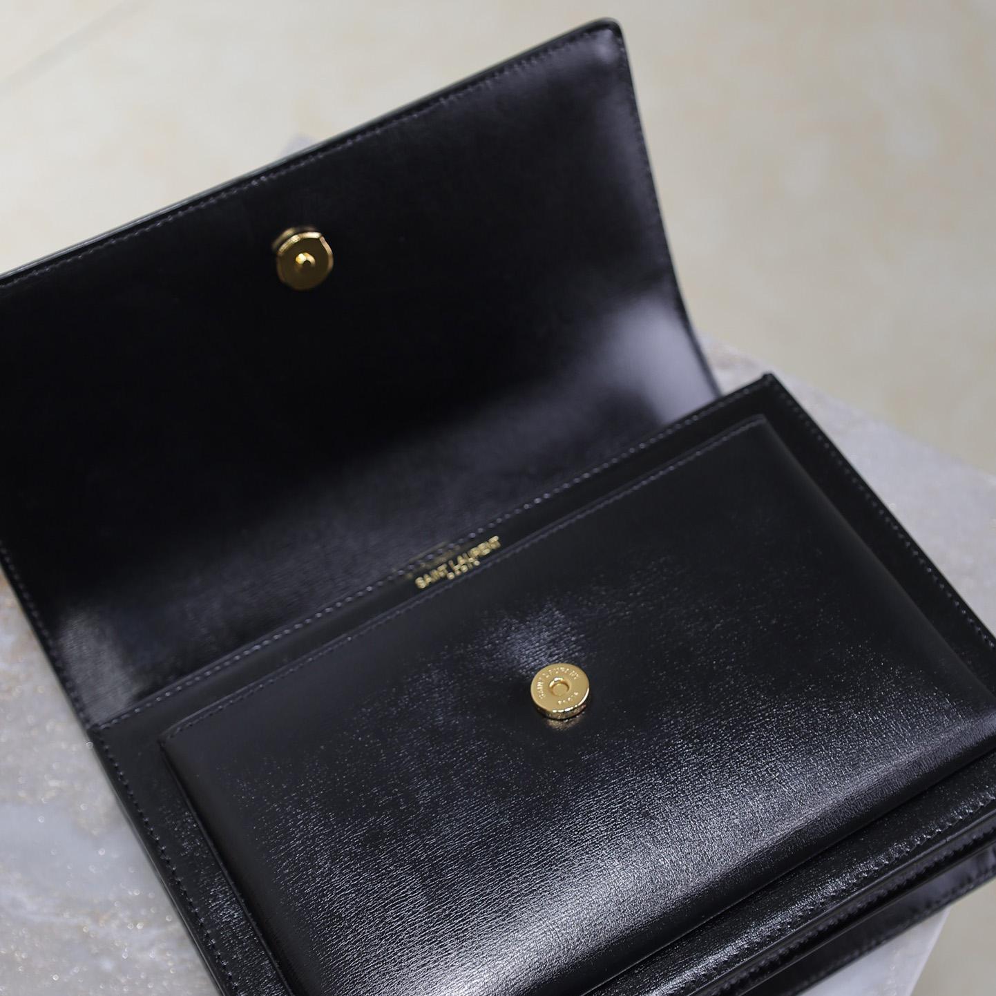 Saint Laurent Women Sunset Medium Leather Shoulder Bag （22x8x16 cm） - DesignerGu