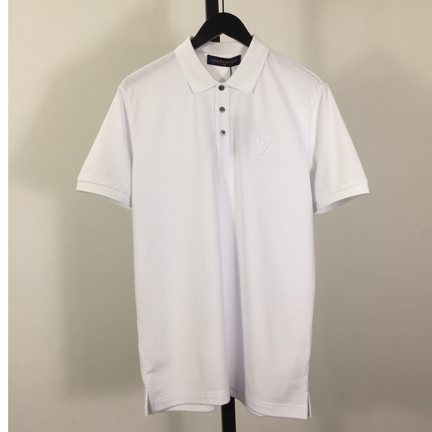 Louis Vuitton Short-Sleeved Cotton Polo Shirt    - DesignerGu