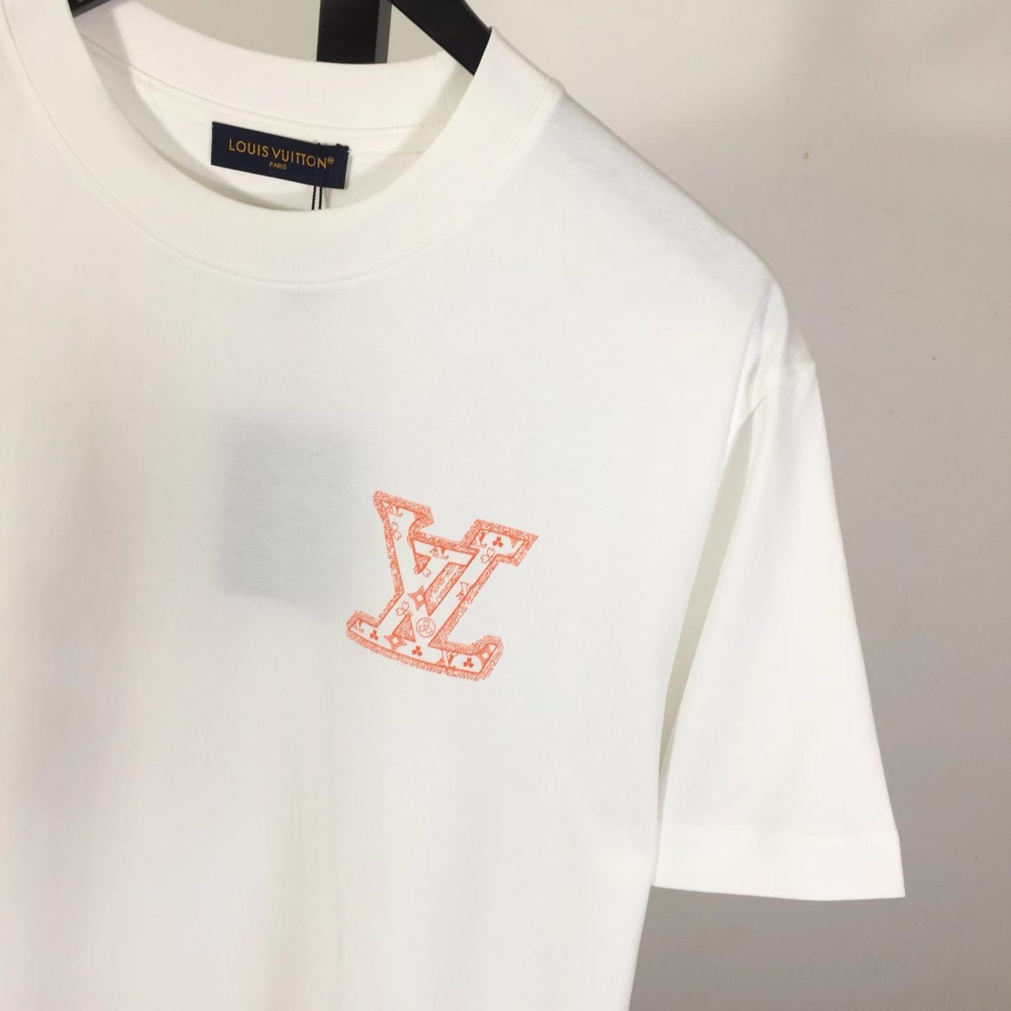 Louis Vuitton Cotton T-Shirt     - DesignerGu