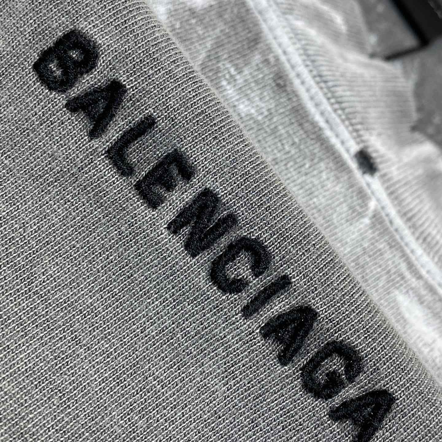 Balenciaga Back T-Shirt Medium Fit In Grey - DesignerGu