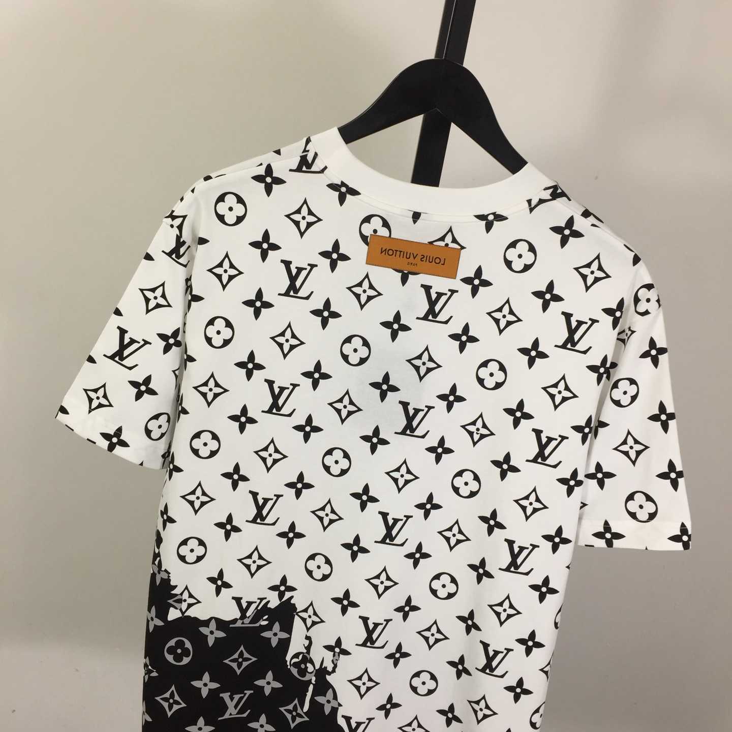 Louis Vuitton Gradient Monogram Cotton T-Shirt     - DesignerGu