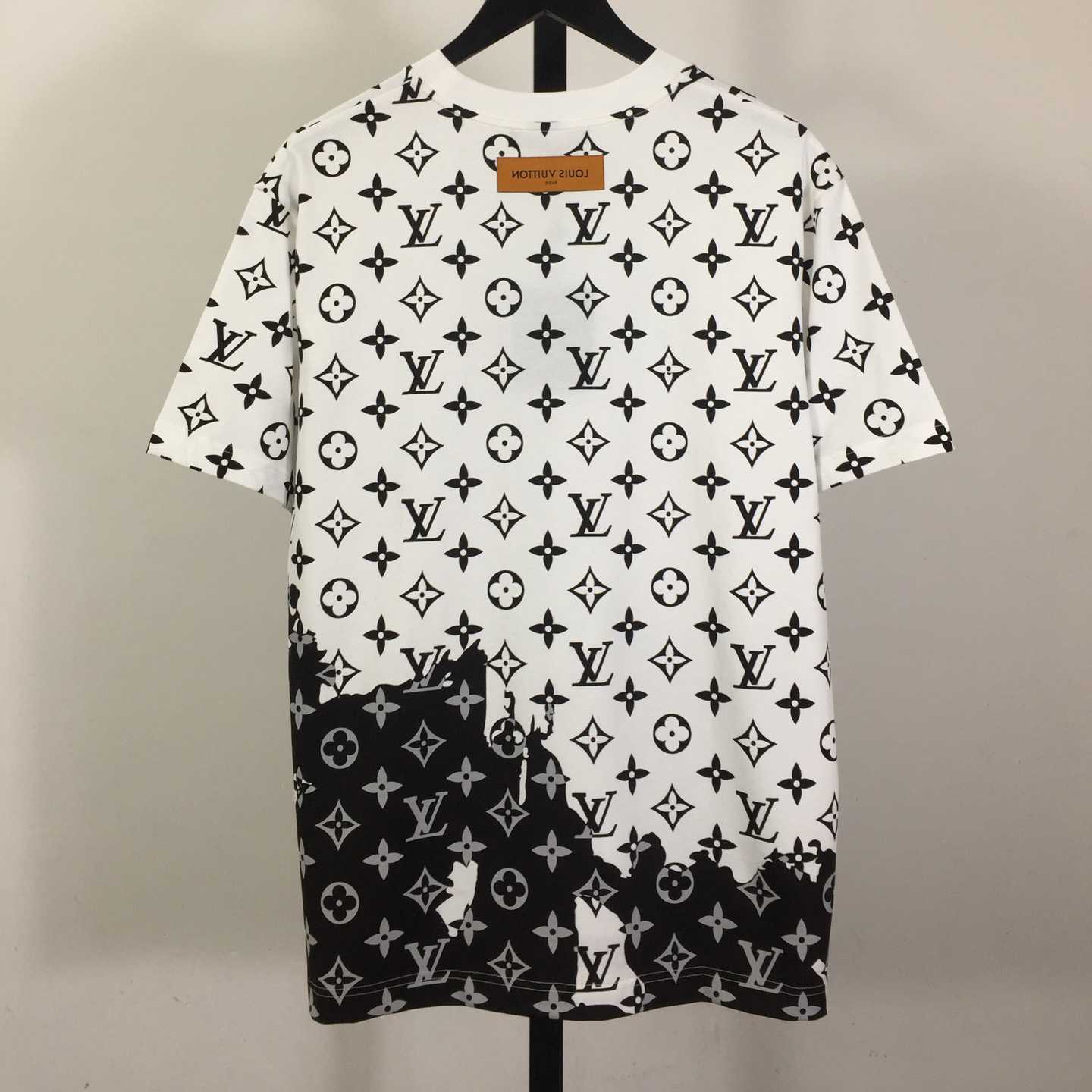 Louis Vuitton Gradient Monogram Cotton T-Shirt     - DesignerGu