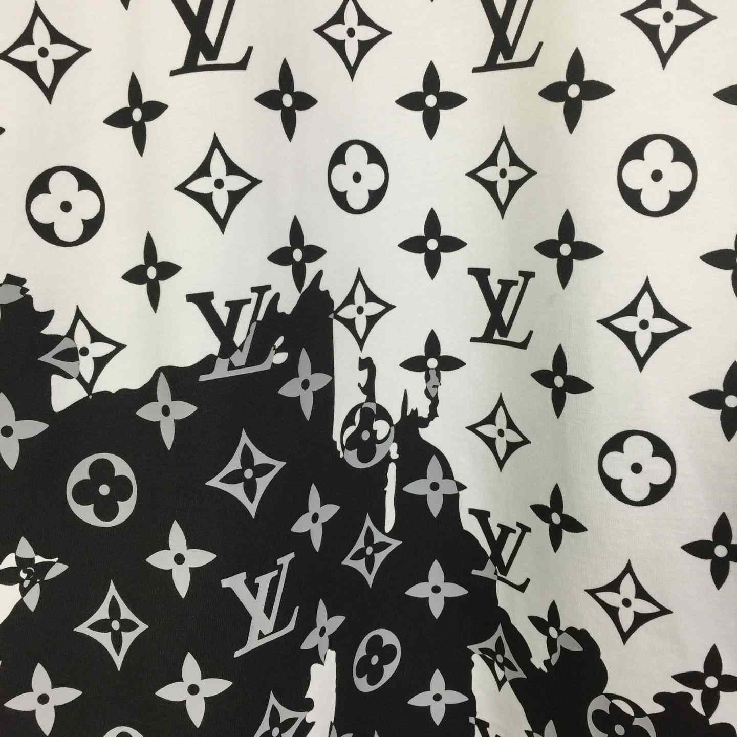 Louis Vuitton Gradient Monogram Cotton T-Shirt     - DesignerGu