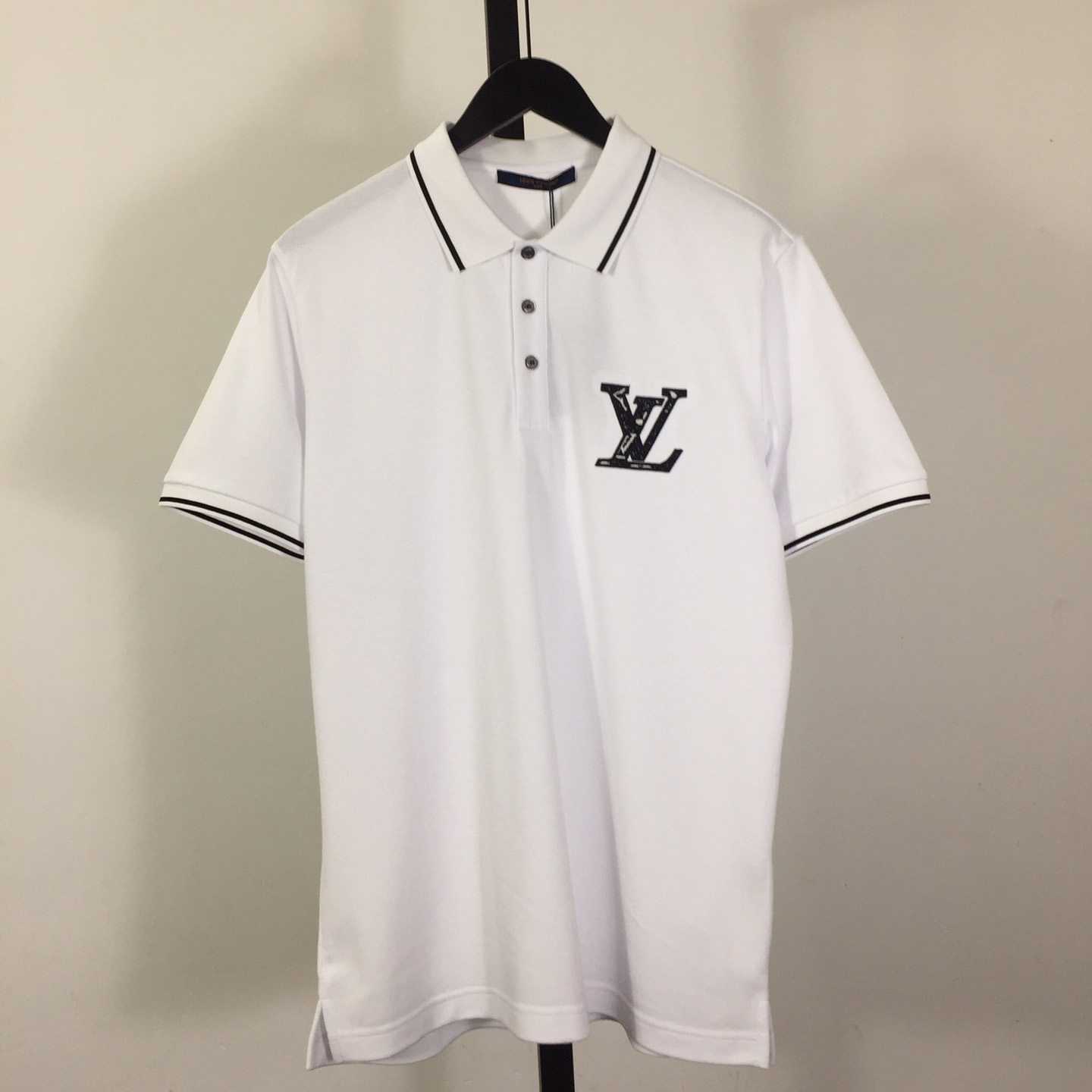 Louis Vuitton Short-Sleeved Cotton Polo Shirt    - DesignerGu
