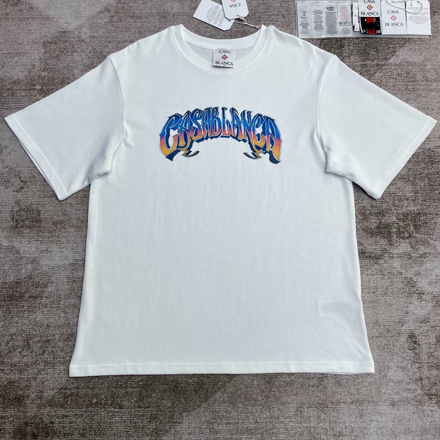 Casablanca Faded-logo T-shirt  C988 - DesignerGu
