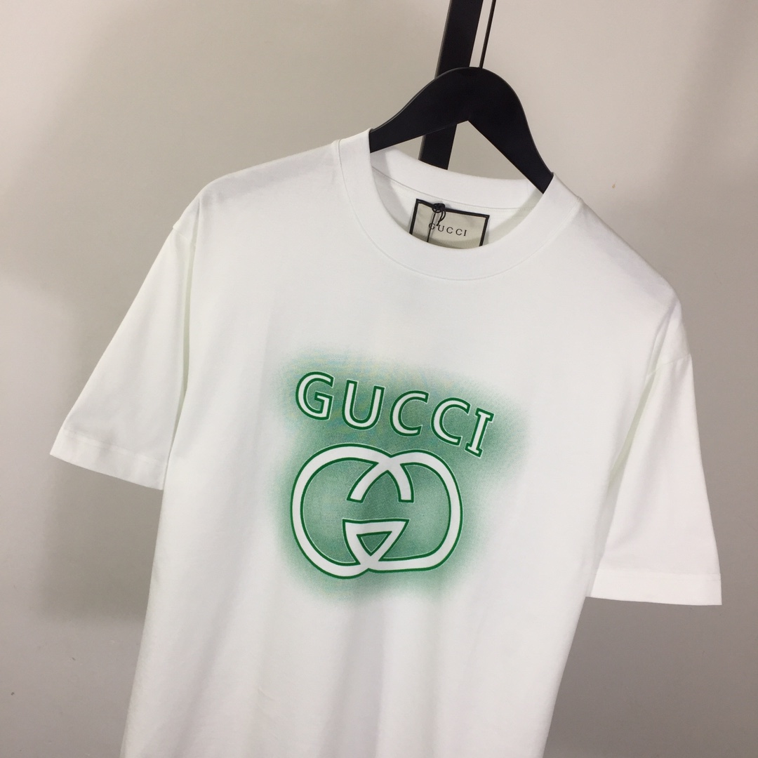Gucci Printed Cotton Jersey T-shirt - DesignerGu