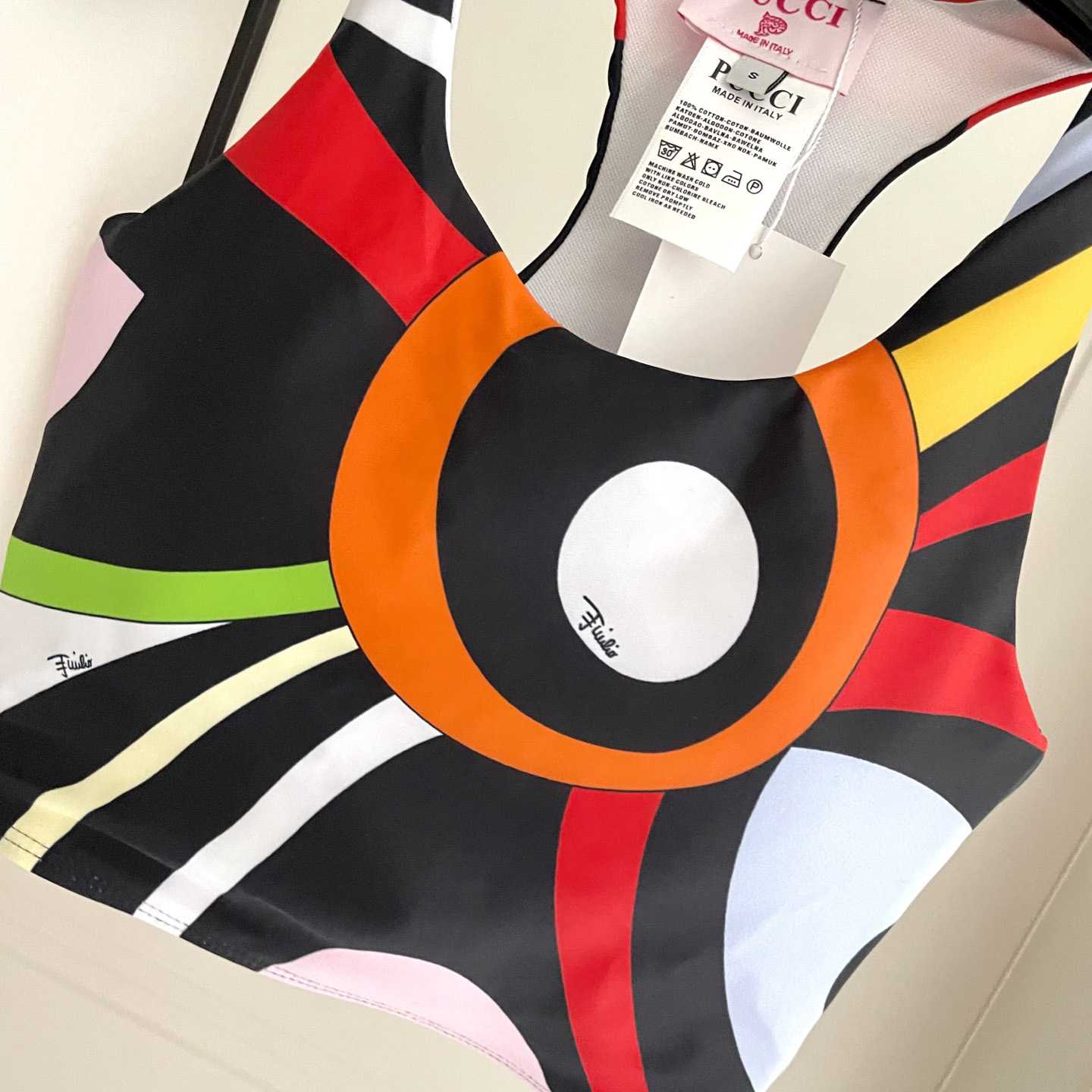 Pucci Iride-Print Crop Top And Leggings - DesignerGu