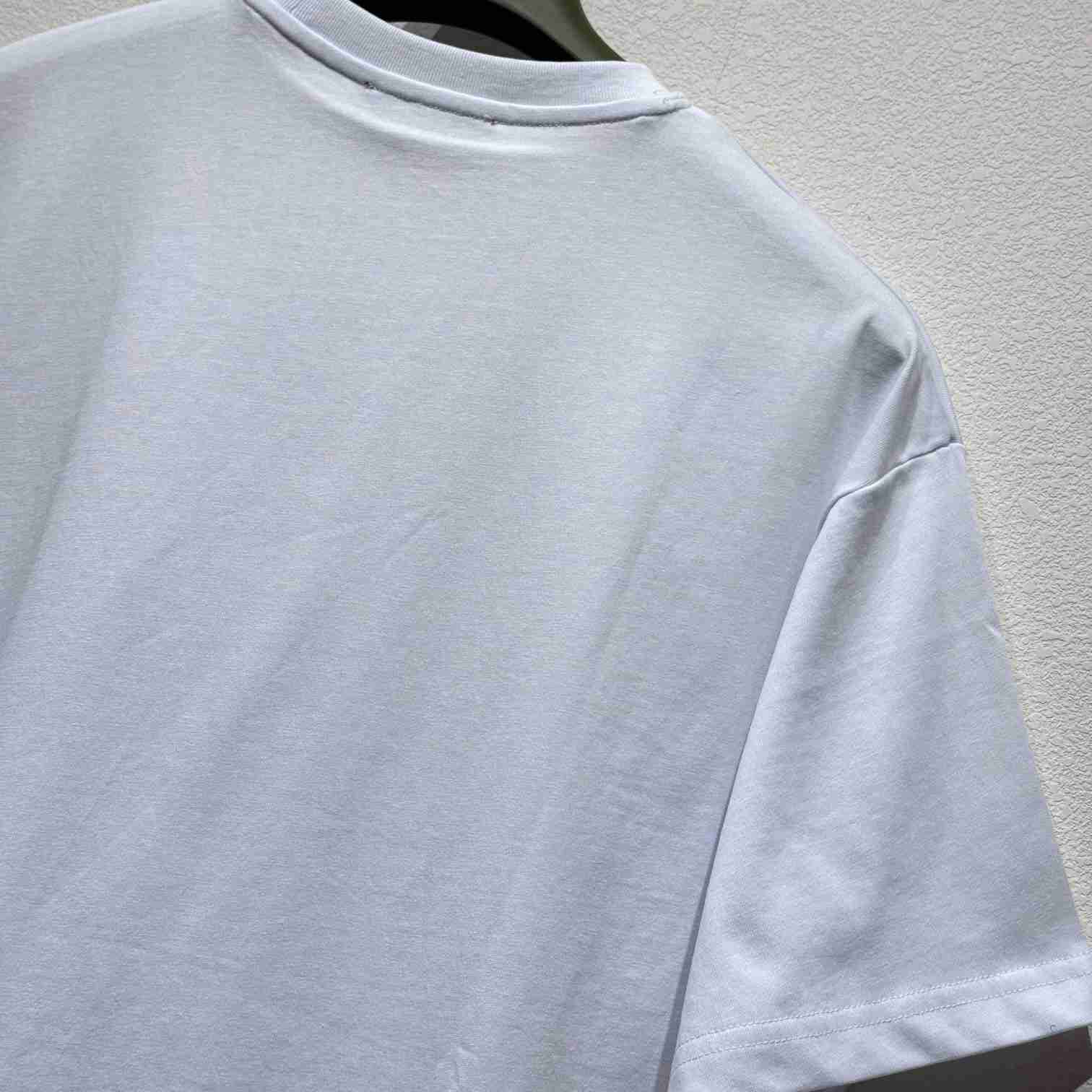 Gucci Cotton Jersey T-shirt With Embroidery  - DesignerGu