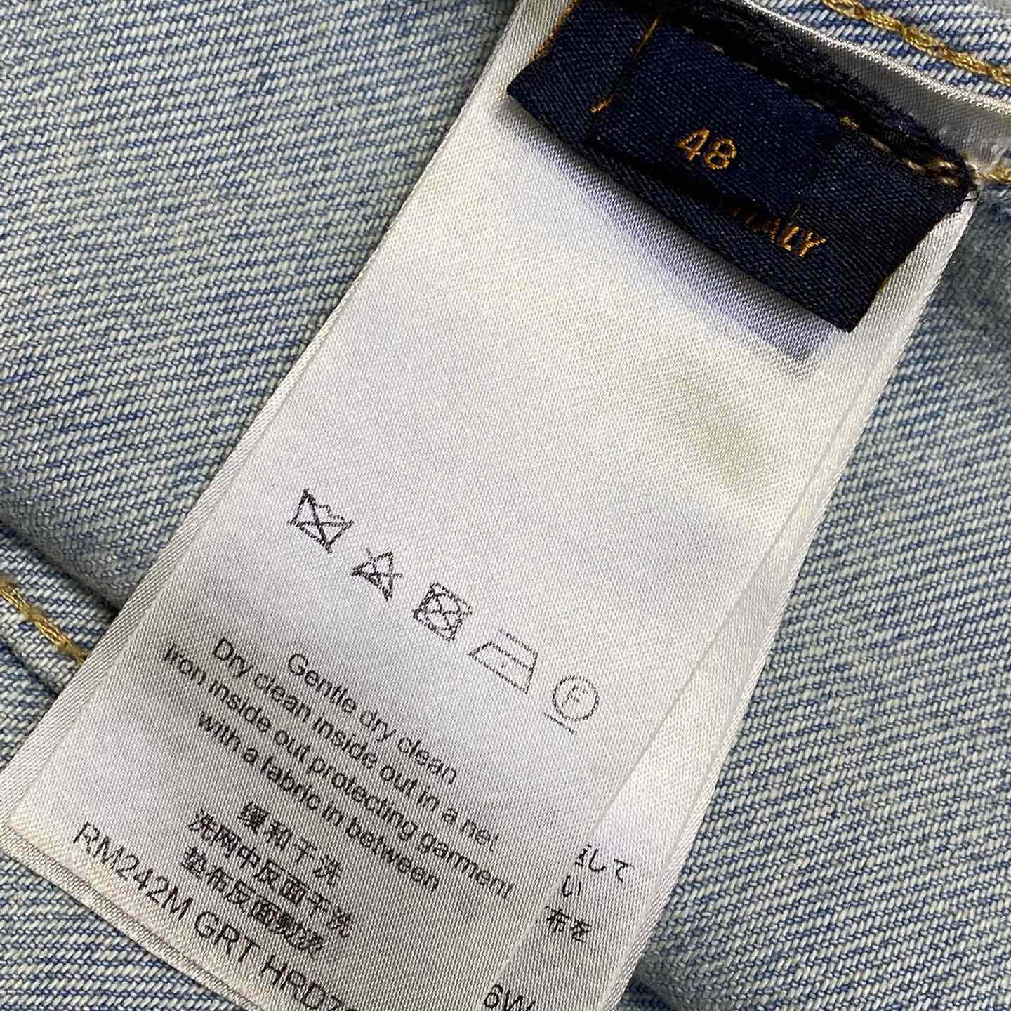 Louis Vuitton Damier Denim Trucker Jacket    1AHBE2 - DesignerGu
