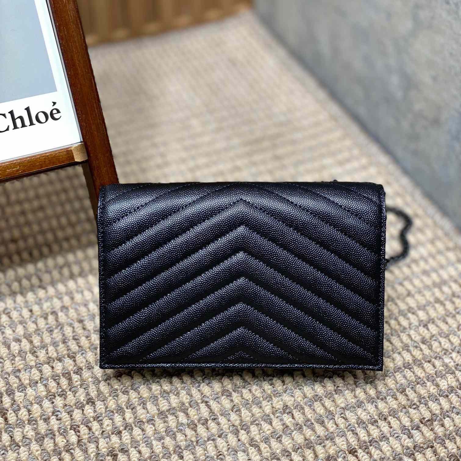 Saint Laurent Wallets On Chain  19×12.5×4cm - DesignerGu