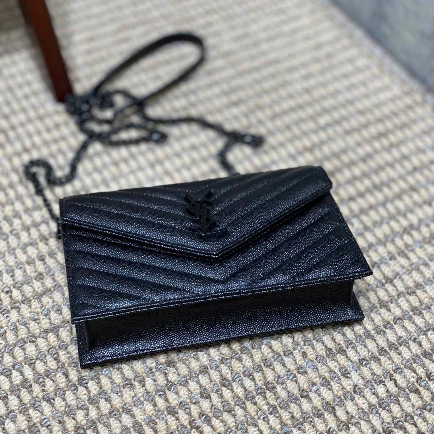 Saint Laurent Wallets On Chain  19×12.5×4cm - DesignerGu