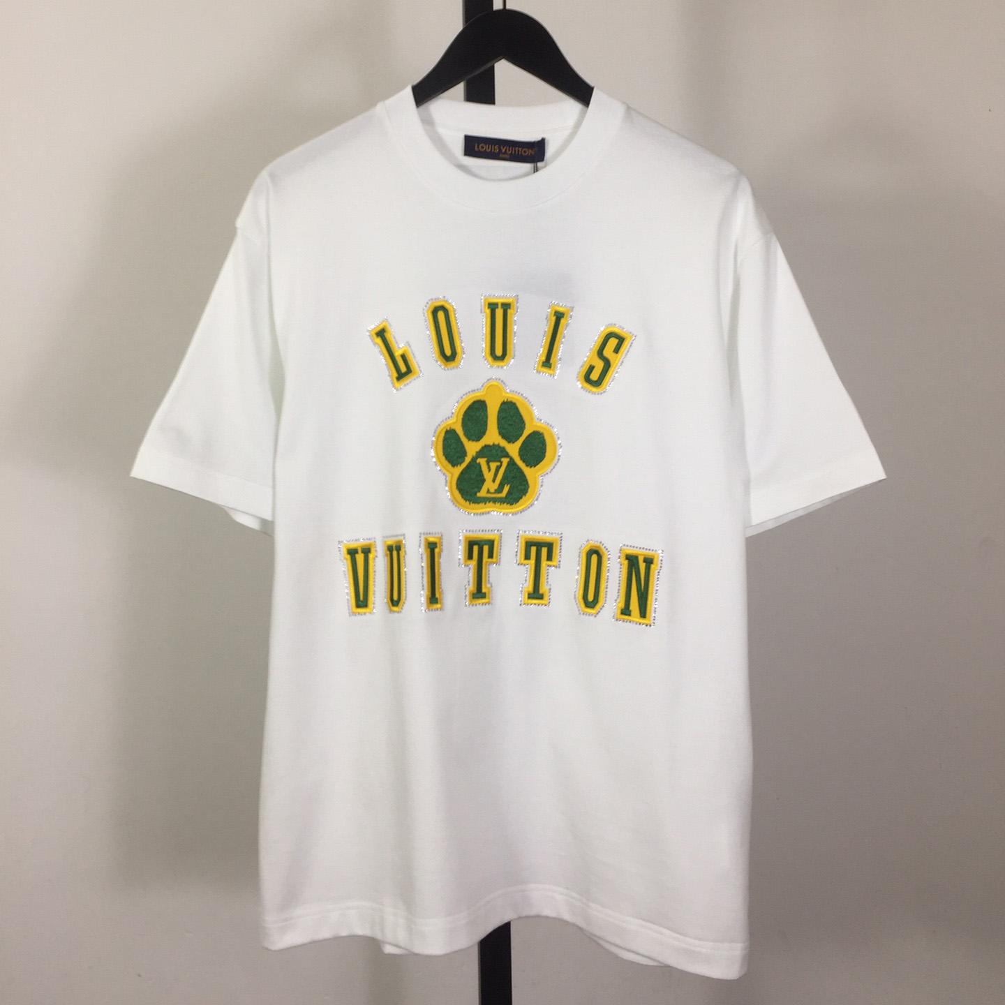 Louis Vuitton Embellished Short-Sleeved Cotton Crewneck - DesignerGu