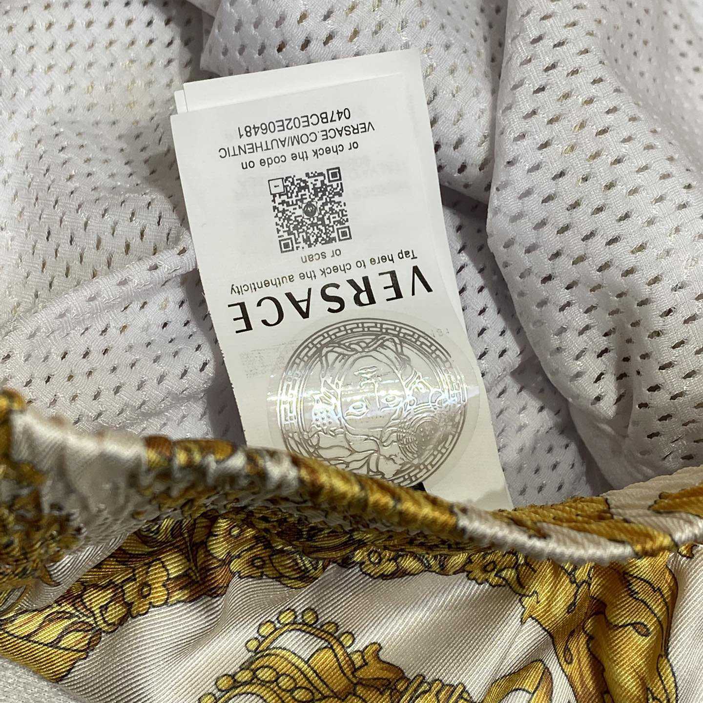 Versace Barocco Silk Shirt & Shorts  - DesignerGu
