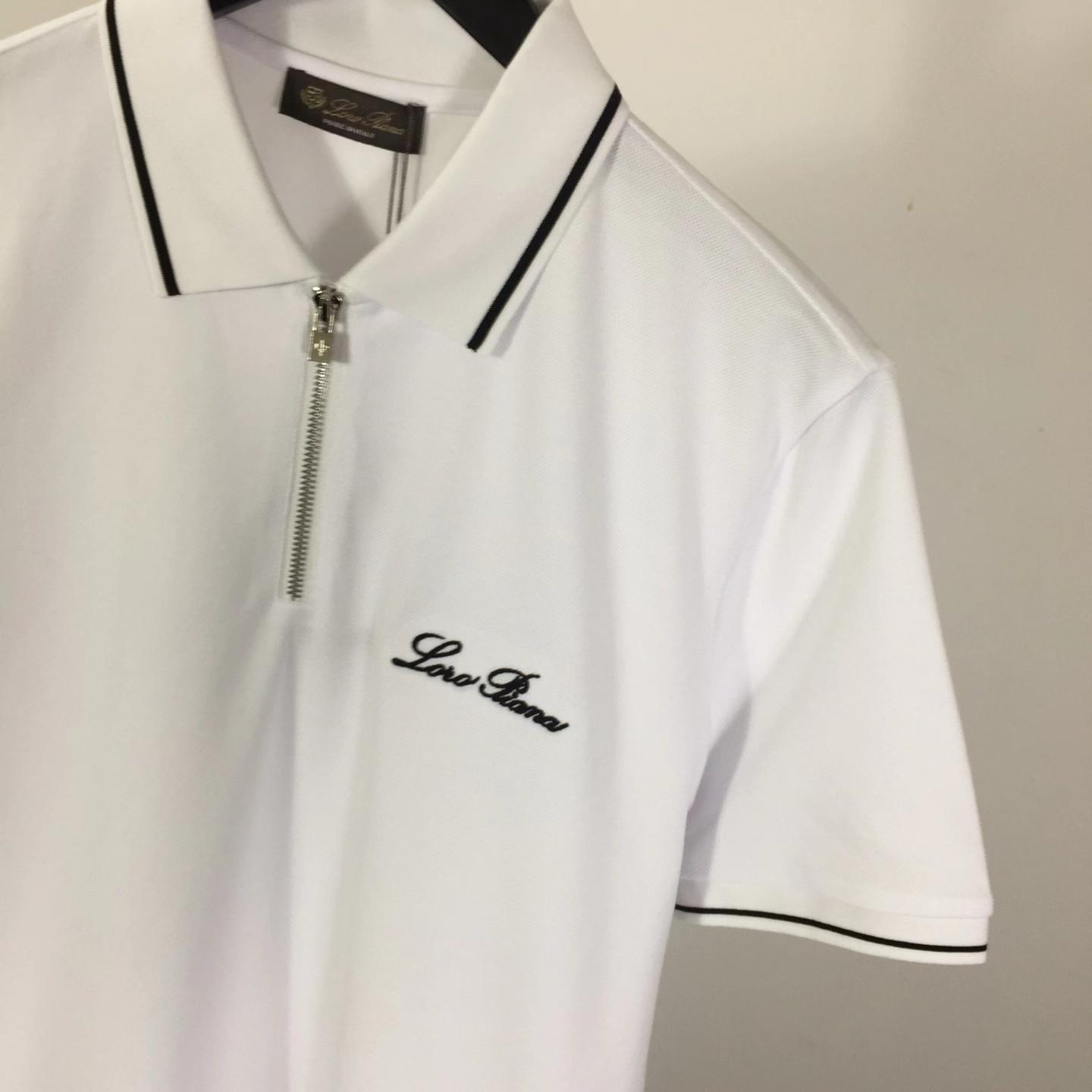 Loro Piana Cotton Polo Shirt - DesignerGu