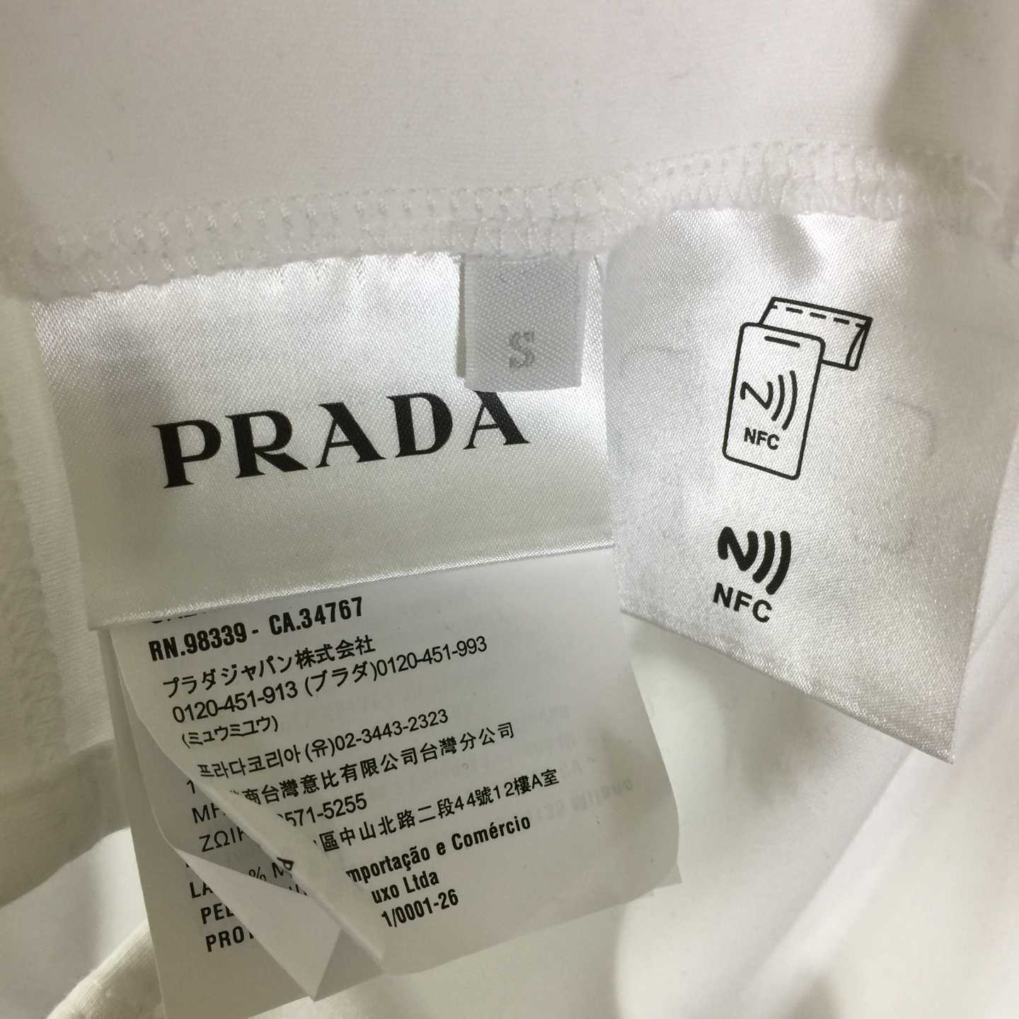 Prada Cotton T-shirt  - DesignerGu