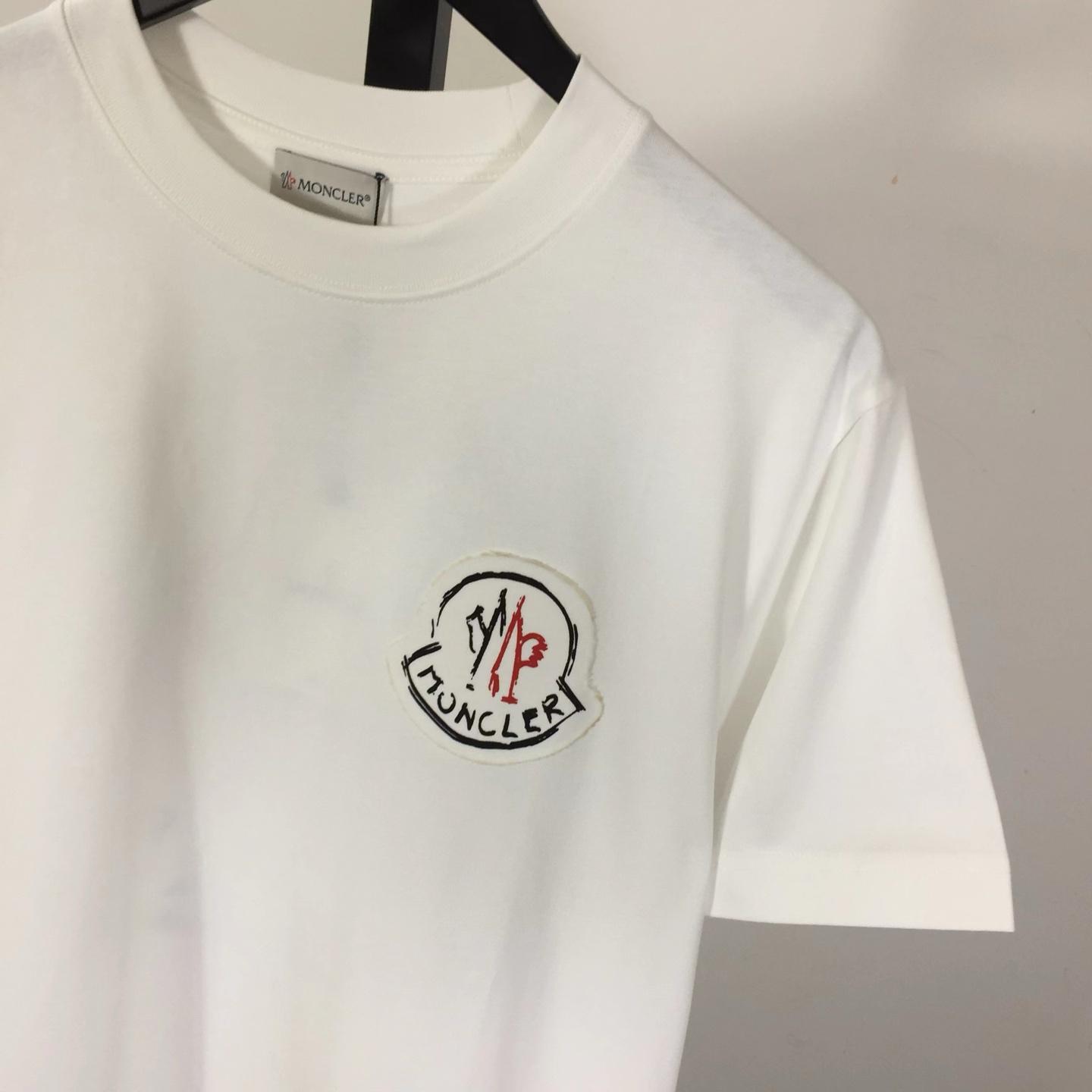 Moncler Logo Cotton T-shirt - DesignerGu
