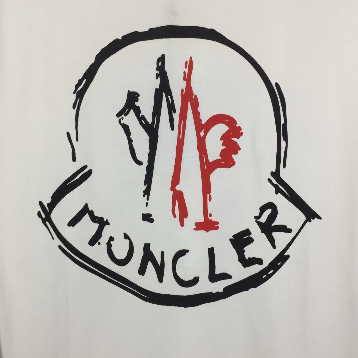 Moncler Logo Cotton T-shirt - DesignerGu