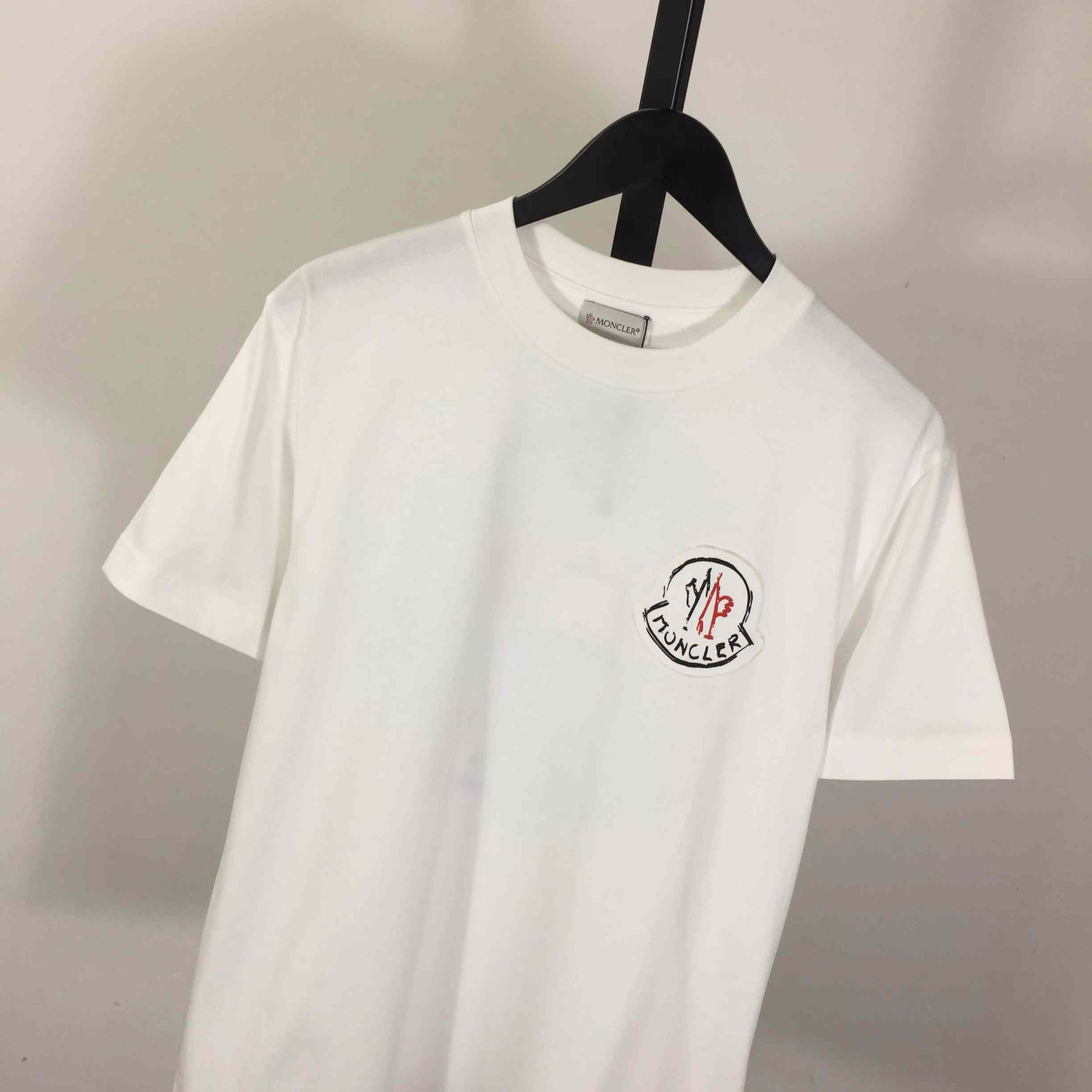 Moncler Logo Cotton T-shirt - DesignerGu