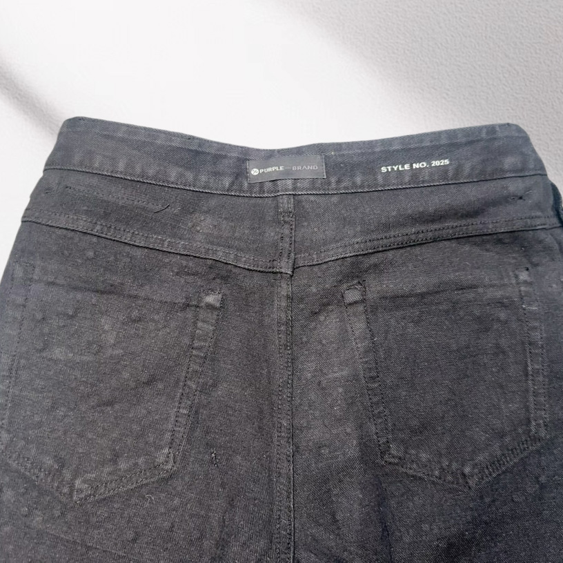 Purple-Brand Denim Shorts    6024 - DesignerGu