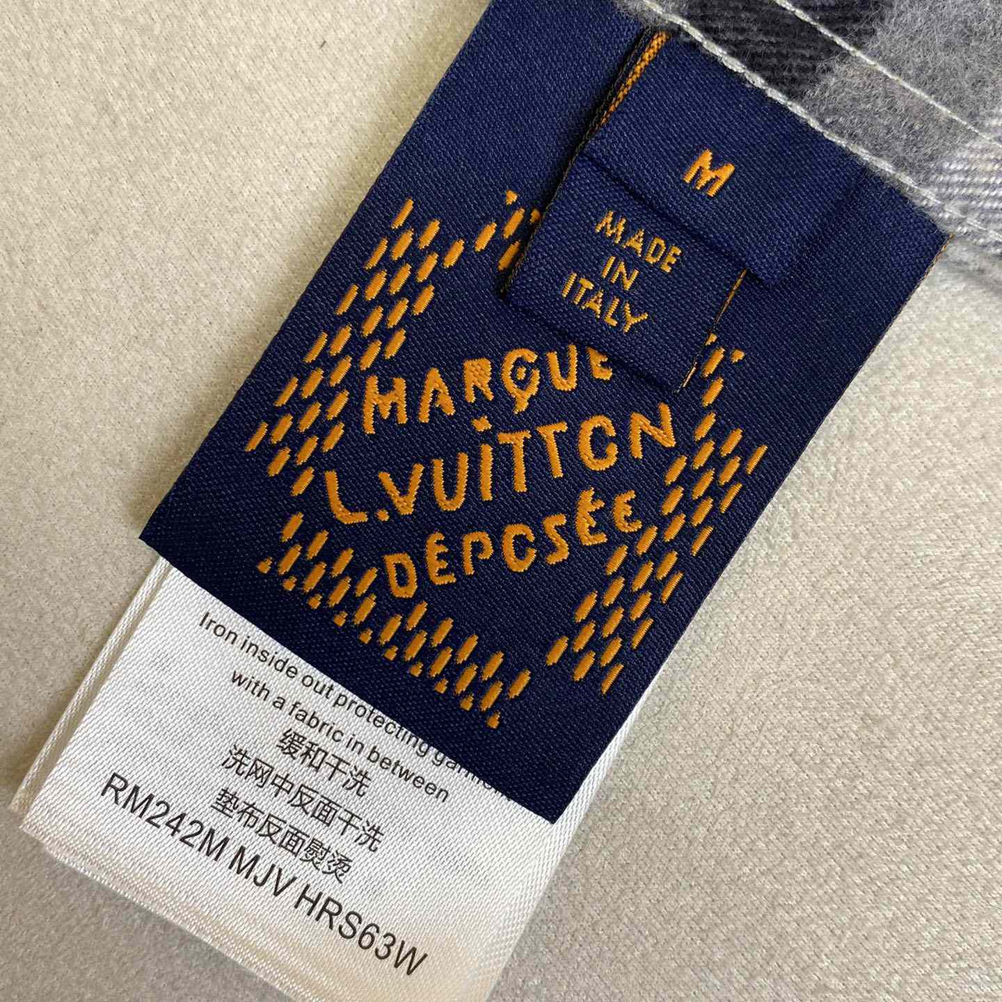 Louis Vuitton Long-Sleeved Cotton Flannel Shirt  1AFXST - DesignerGu