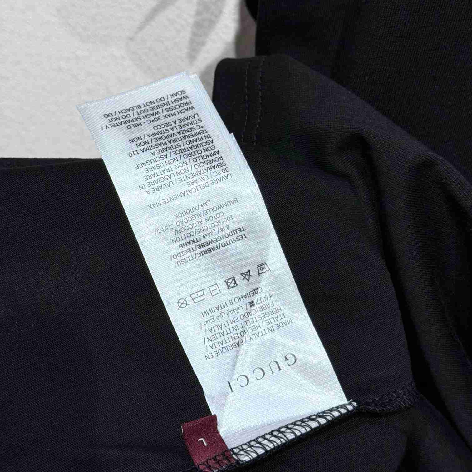 Gucci Cotton Jersey T-shirt With Embroidery  - DesignerGu