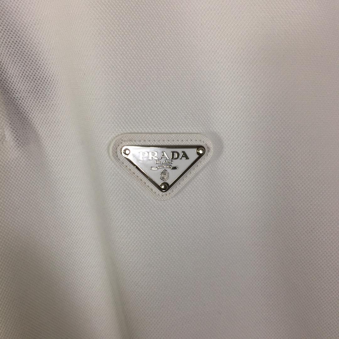 Prada Logo Cotton Polo Shirt - DesignerGu