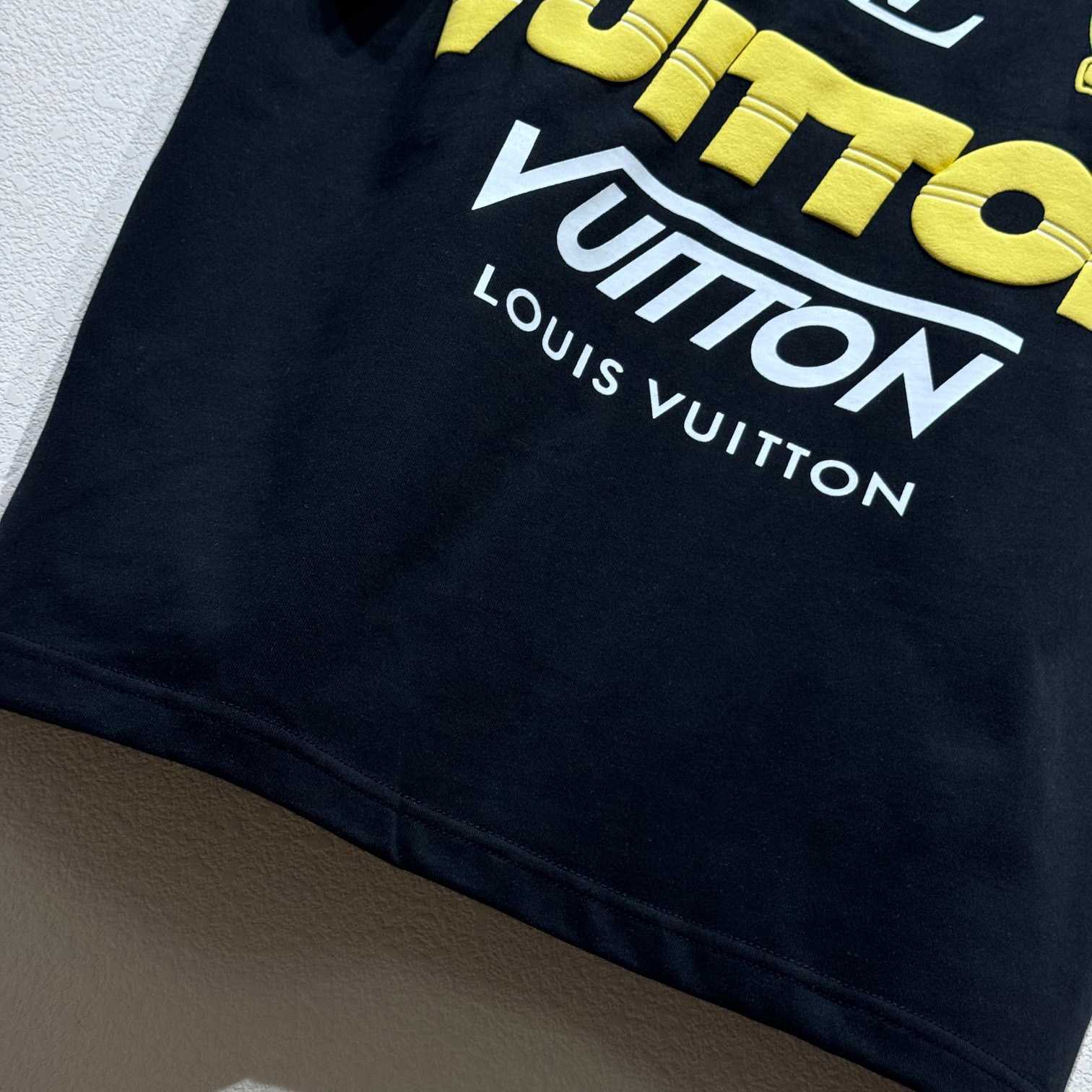 Louis Vuitton Short-Sleeved Cotton Crewneck    - DesignerGu