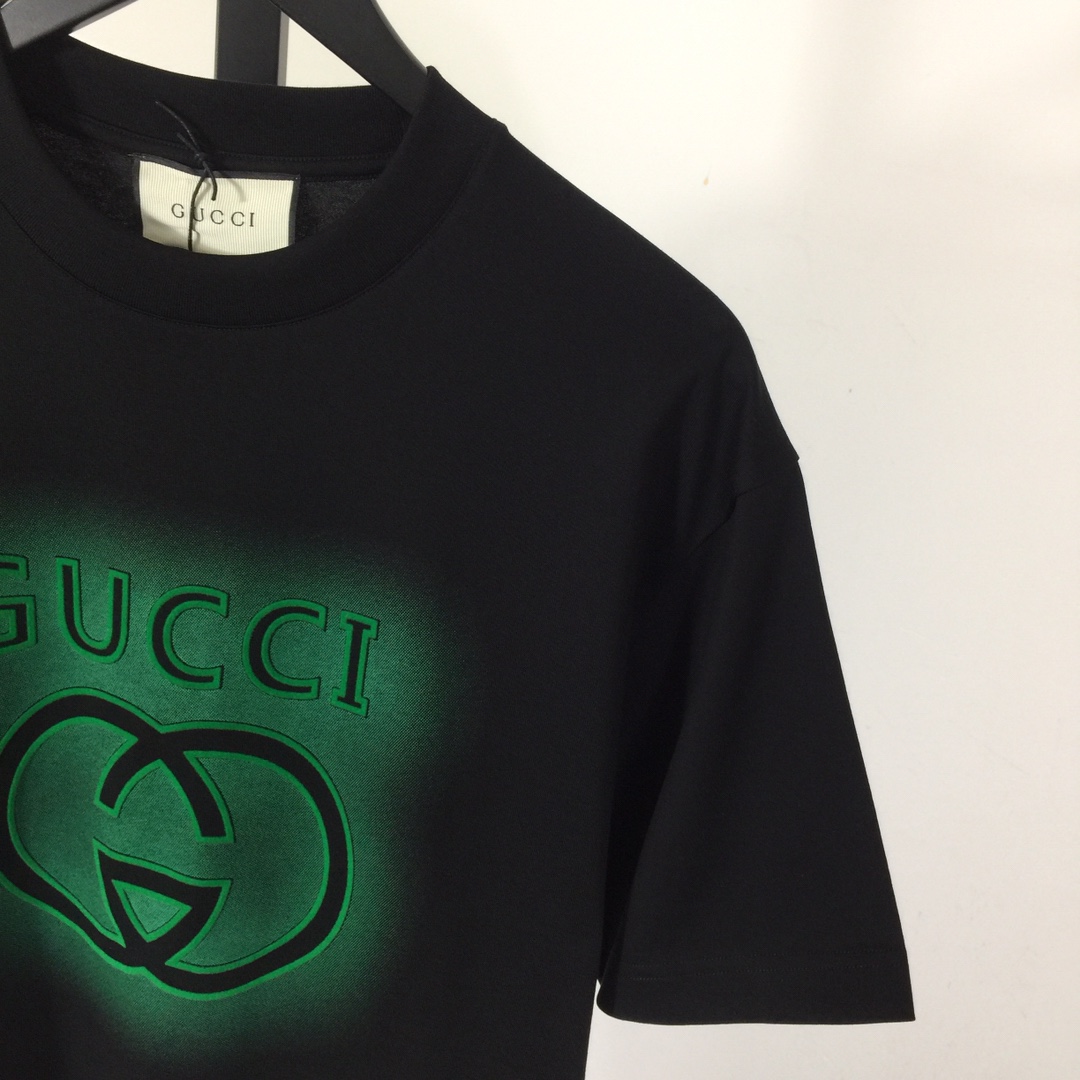Gucci Printed Cotton Jersey T-shirt - DesignerGu