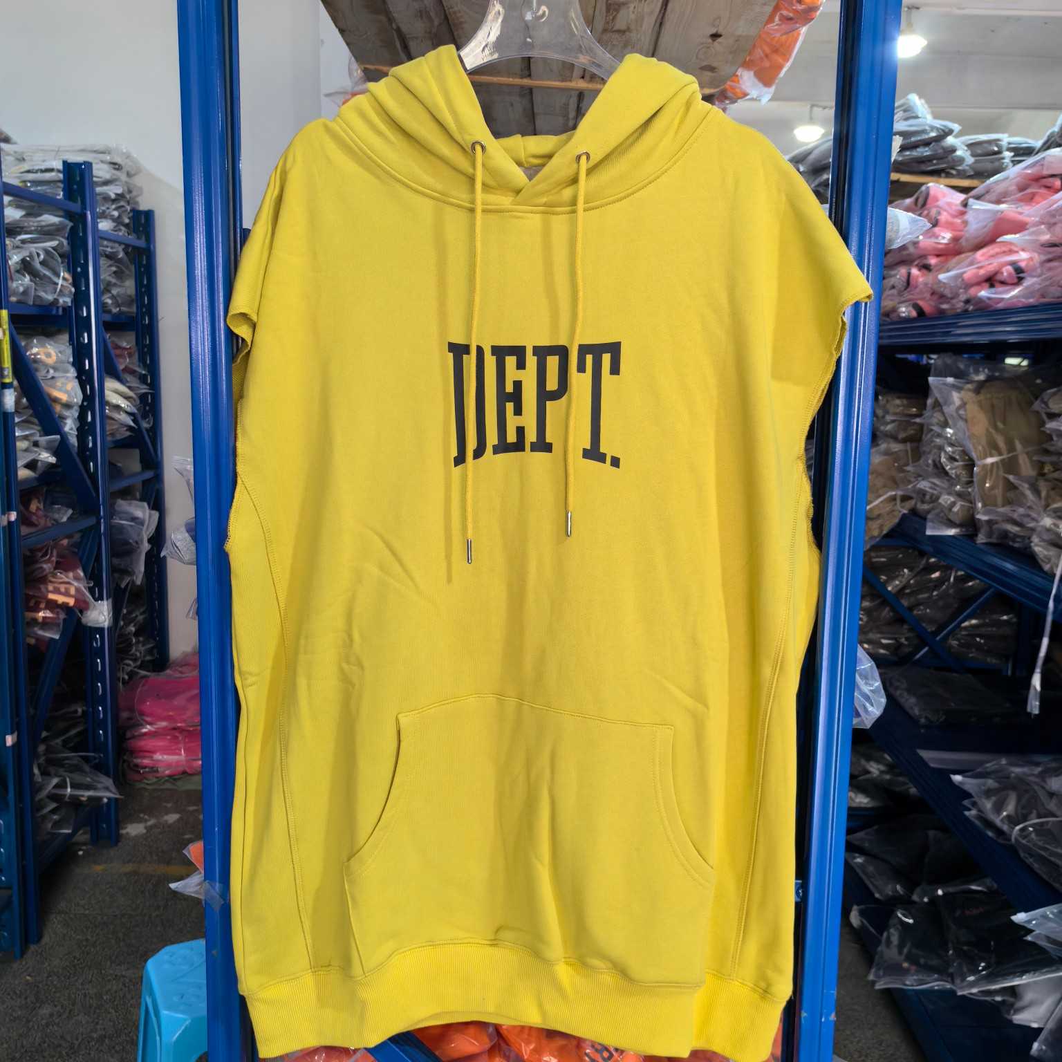 Gallery Dept. GYM Cut Off Hoodie - DesignerGu