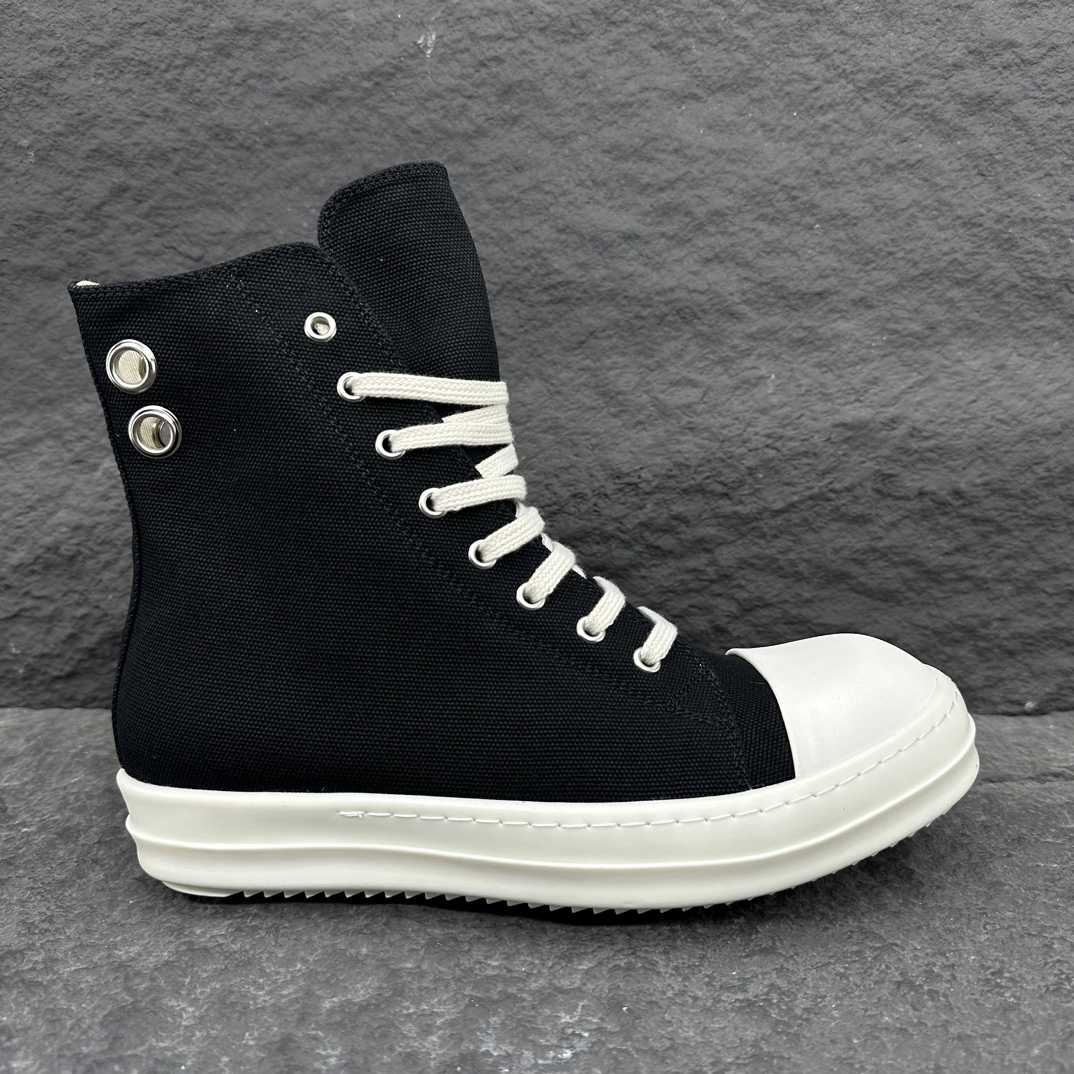 Rick Owens DRKSHDW high-top Cotton Sneakers  - DesignerGu