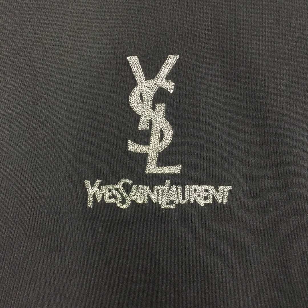 Saint Laurent Cotton-jersey T-shirt  - DesignerGu