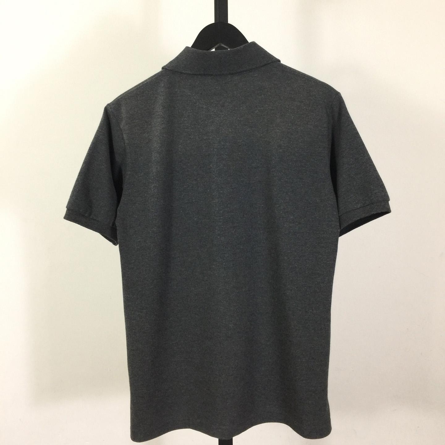 Saint Laurent Wool Knit Polo Top  - DesignerGu