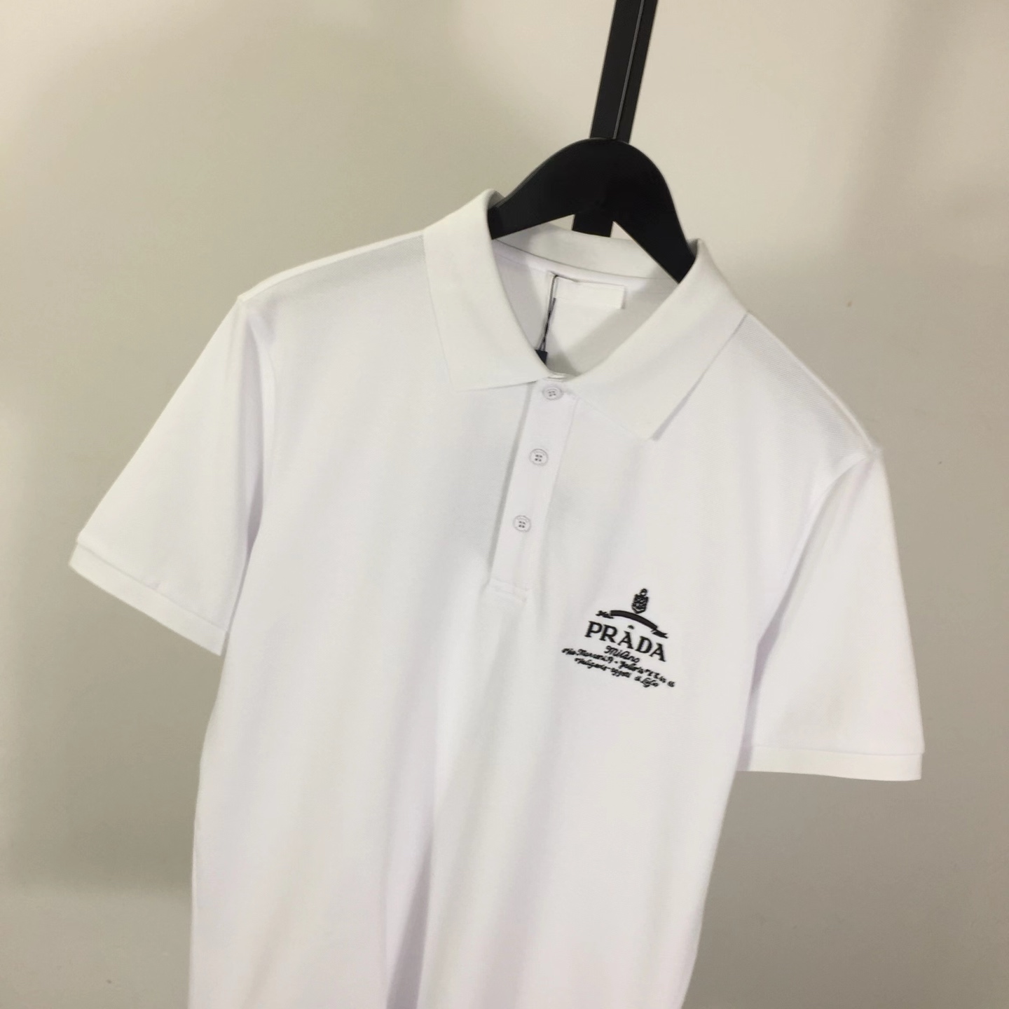 Prada Short-sleeved Piqué Polo Shirt - DesignerGu
