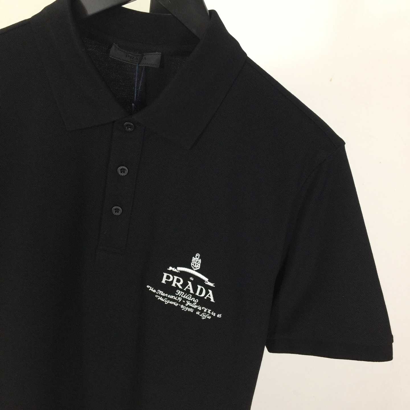 Prada Short-sleeved Piqué Polo Shirt - DesignerGu