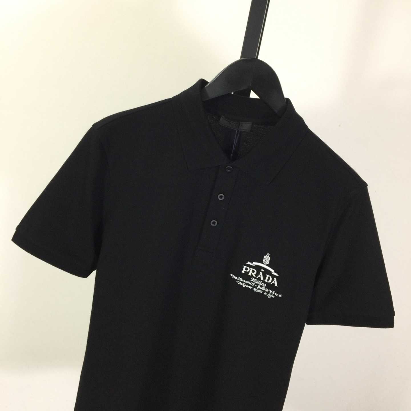 Prada Short-sleeved Piqué Polo Shirt - DesignerGu
