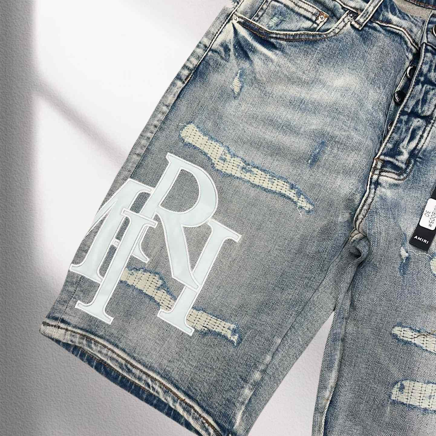Amiri Denim Shorts     8005 - DesignerGu