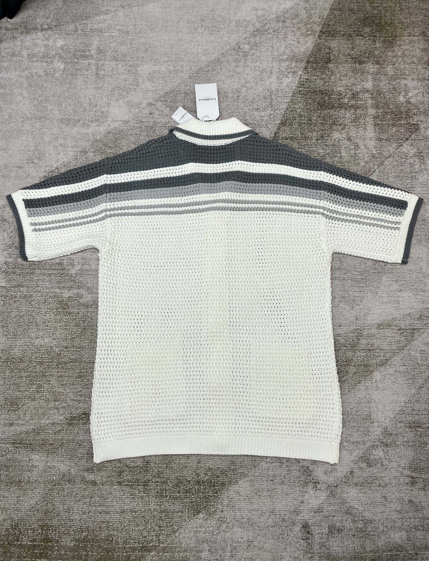 Casablanca Knit Polo Shirt    - 